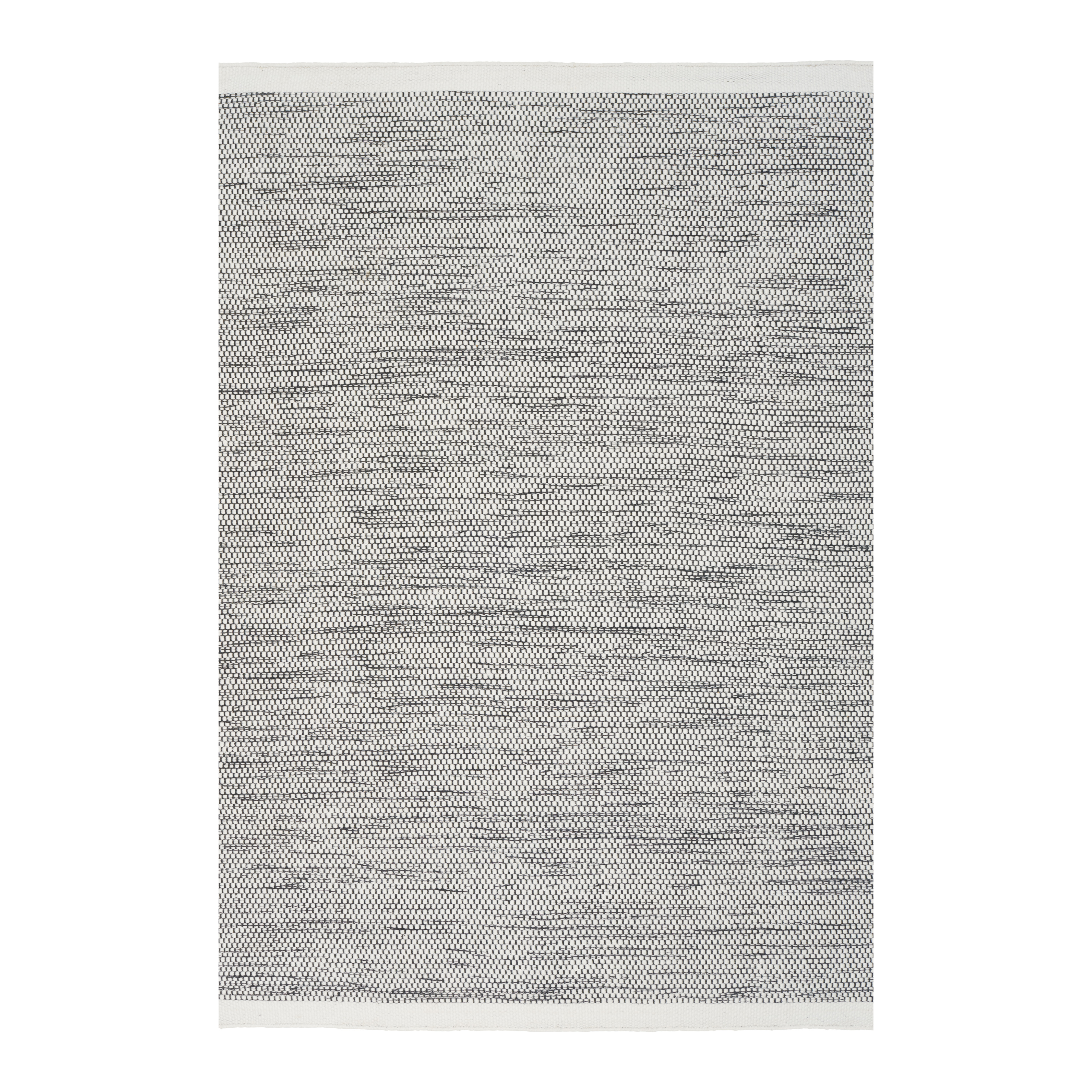 ADONIC MIST Rug - MIXED black with white