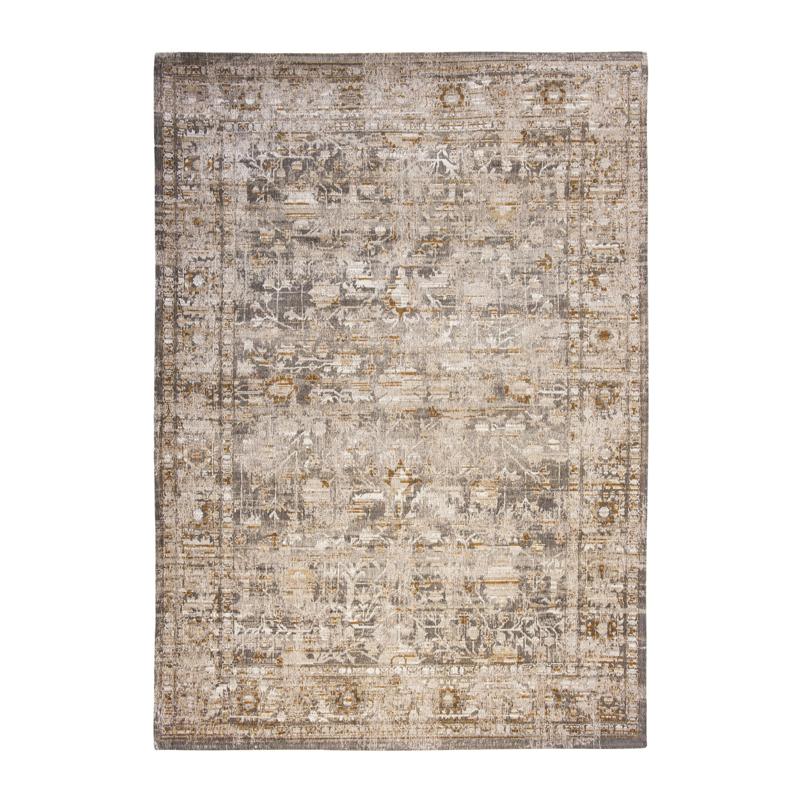 Ushak suleiman gray rug gray