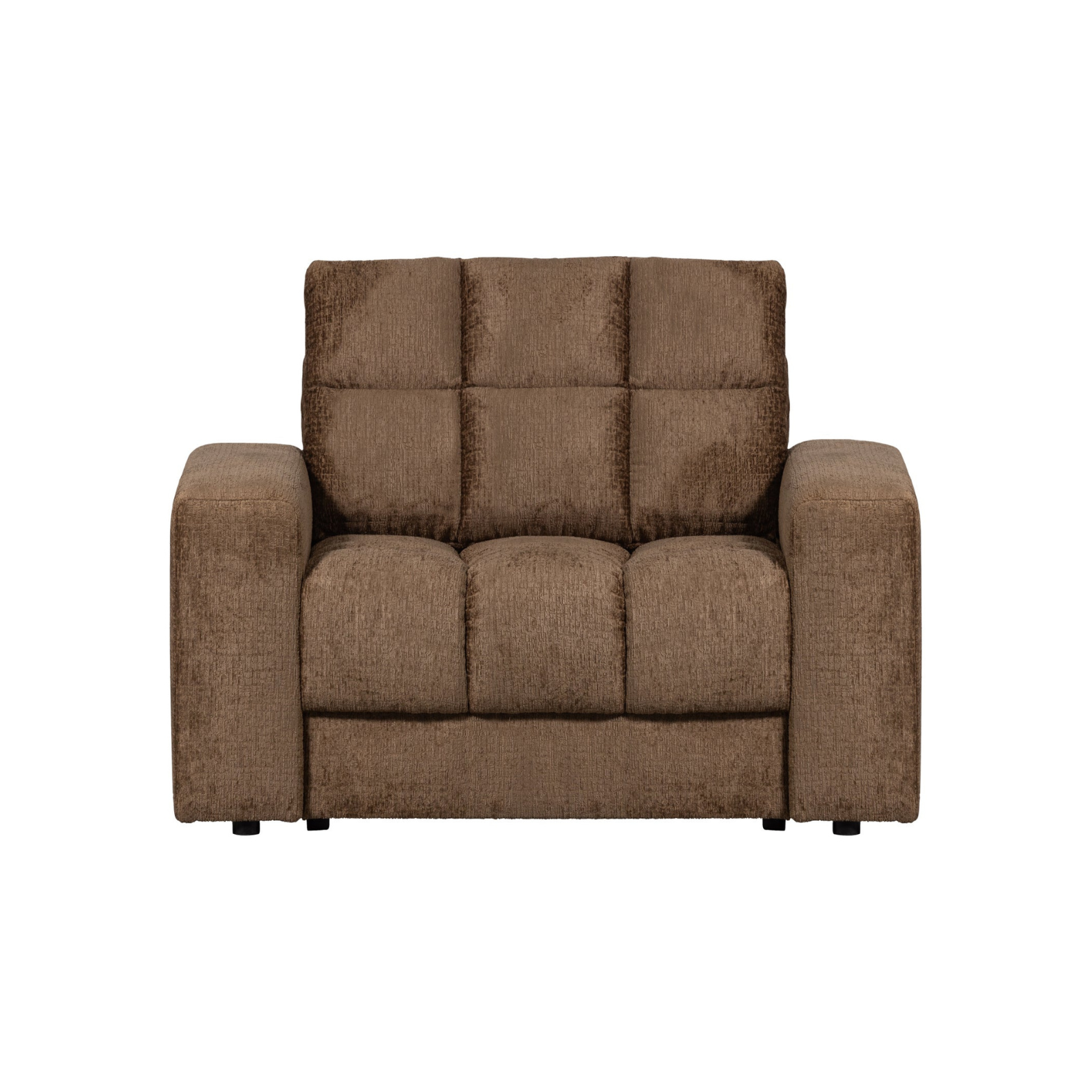 Fotel SECOND DATE - BRASS zamatový