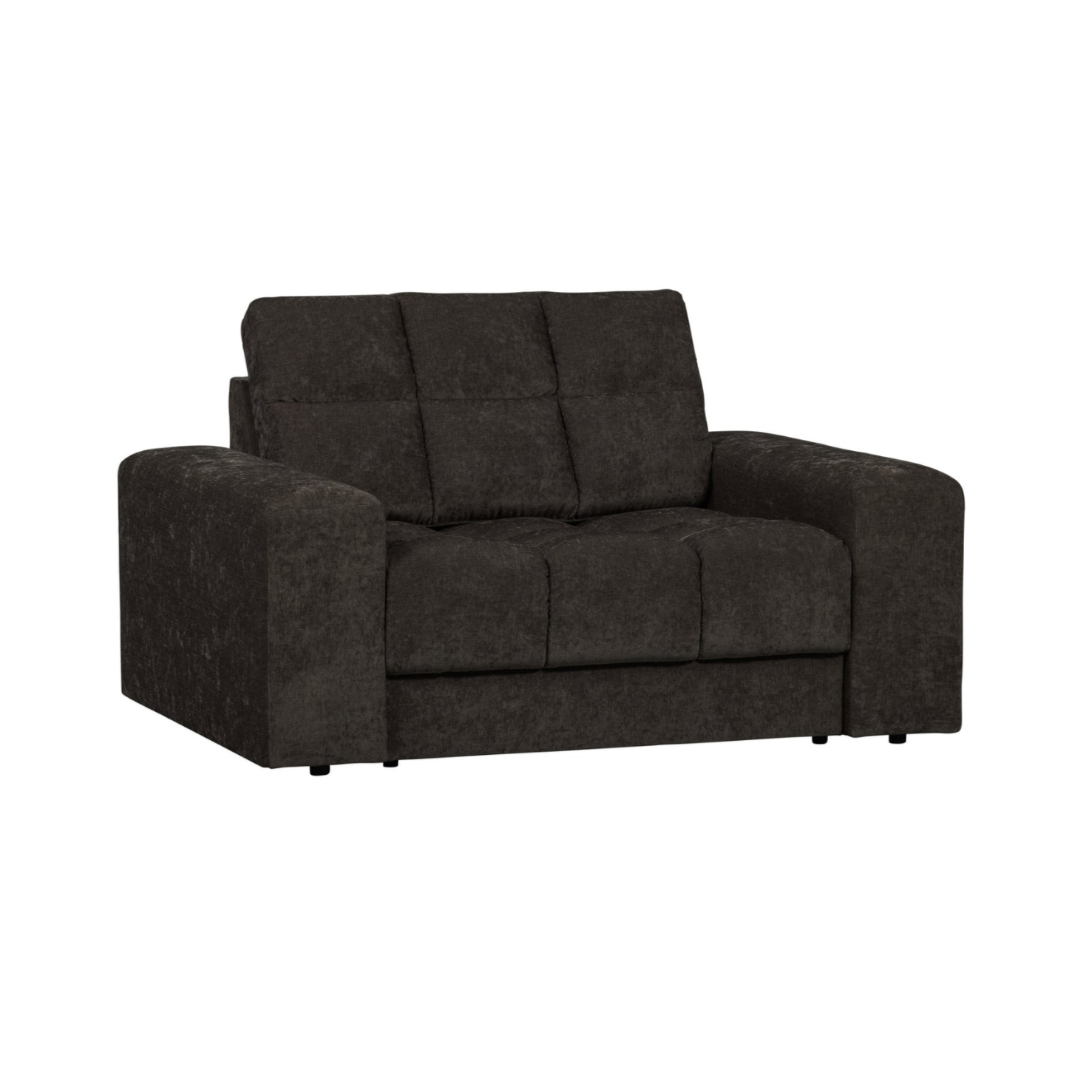 SECOND DATE anthracite loveseat sofa
