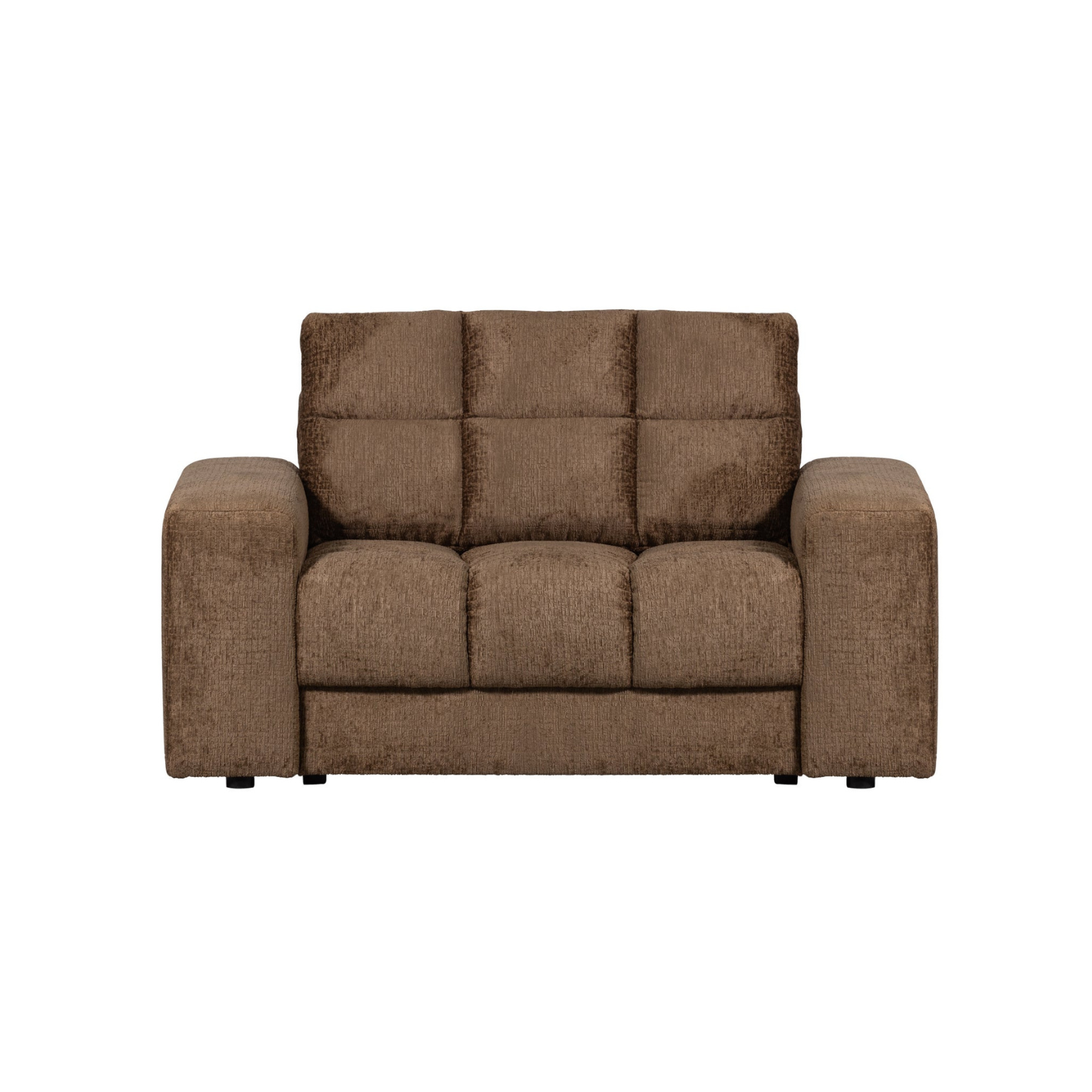 Sofa loveseat DRUHÉ DÁTUM - BRASS zamatový