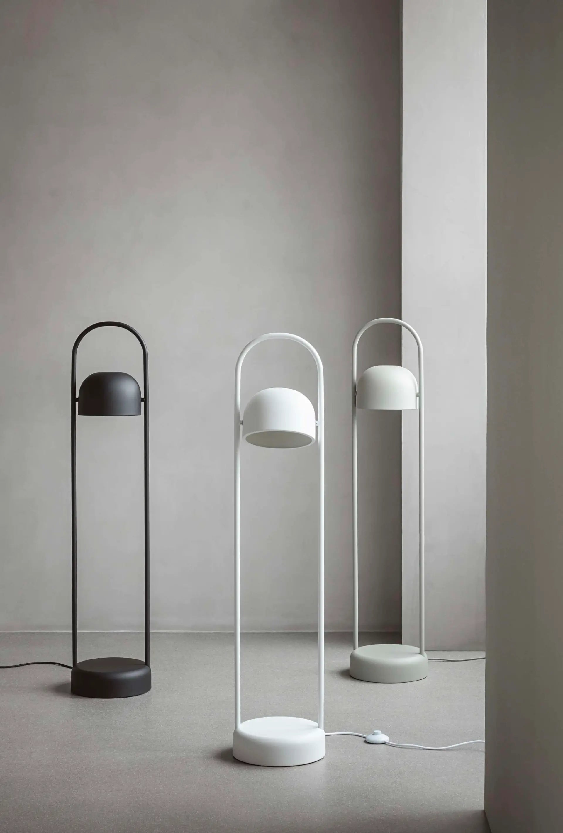 QUAY floor lamp gray