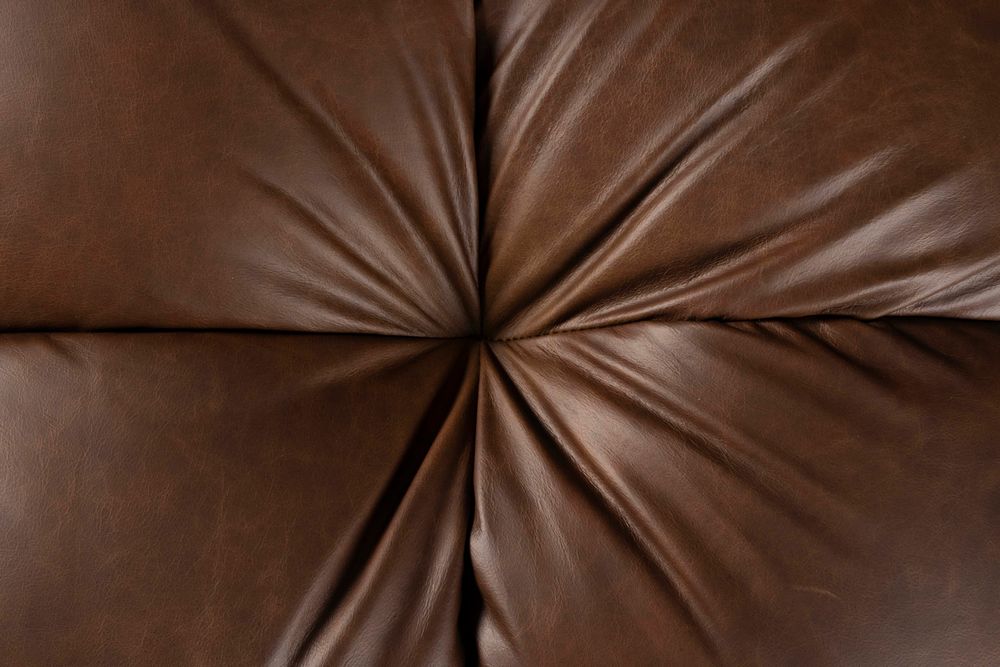 HACKMAN Modular Sofa - Central Element in Chocolate Leather
