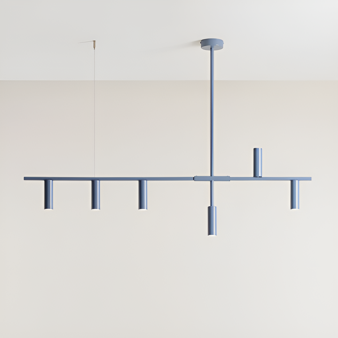 Závesná lampa TREVO modrá