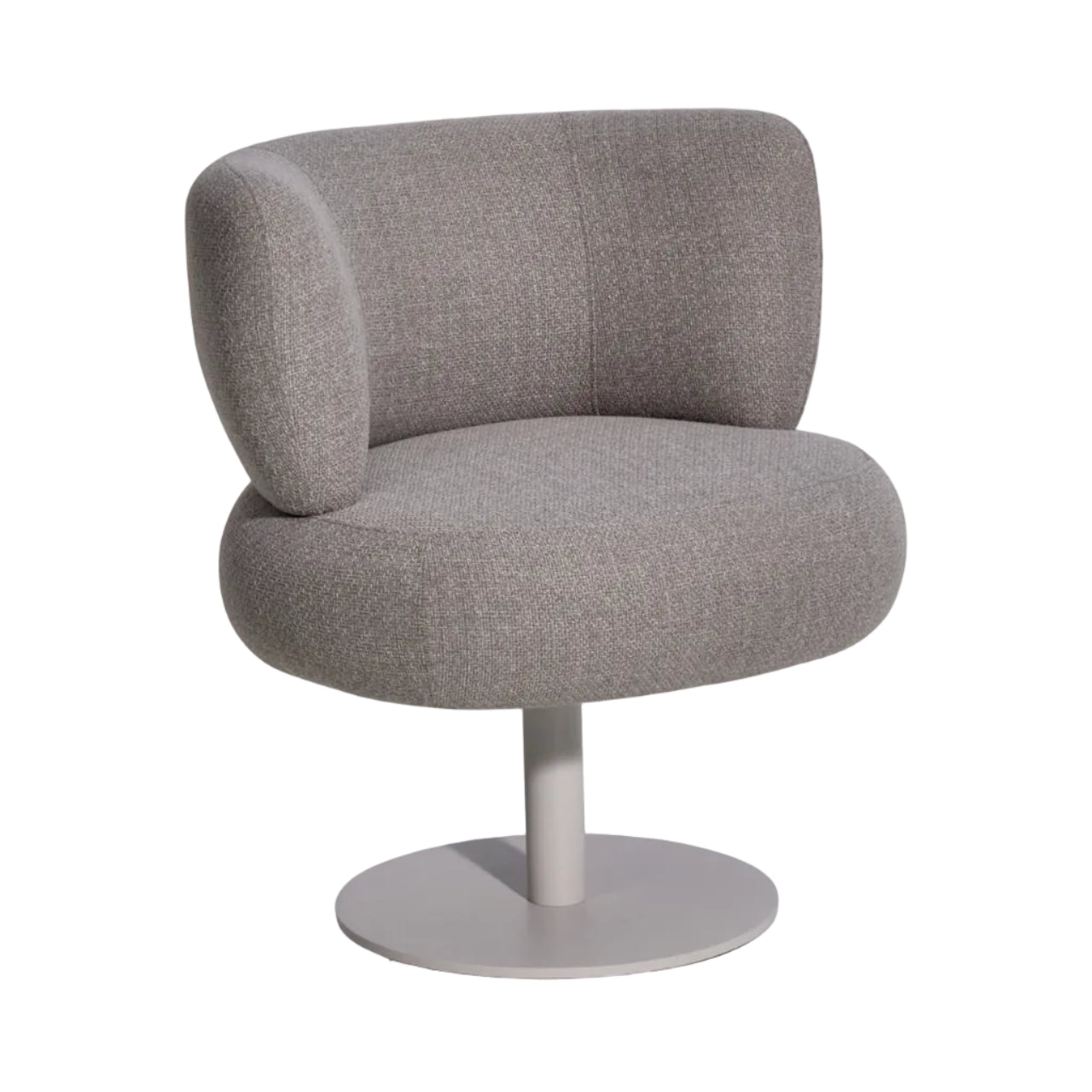 MASON Swivel Outdoor Chair in Gray Beige