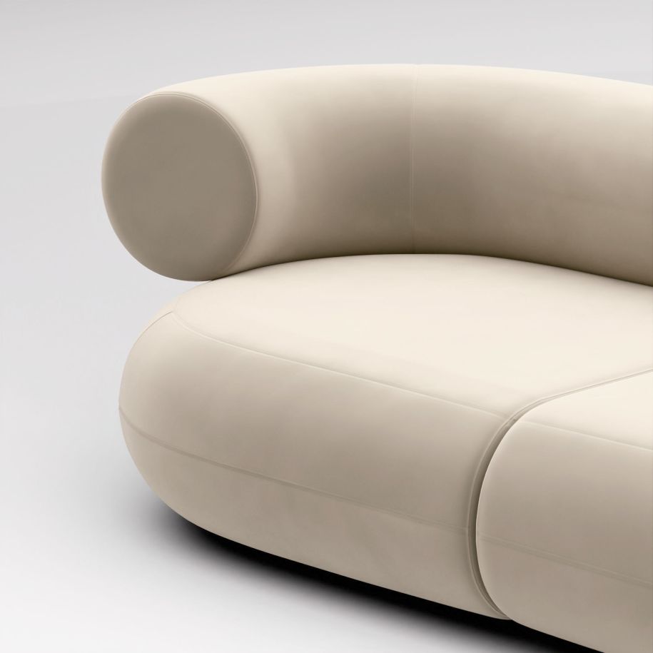 3-module sofa upholstered