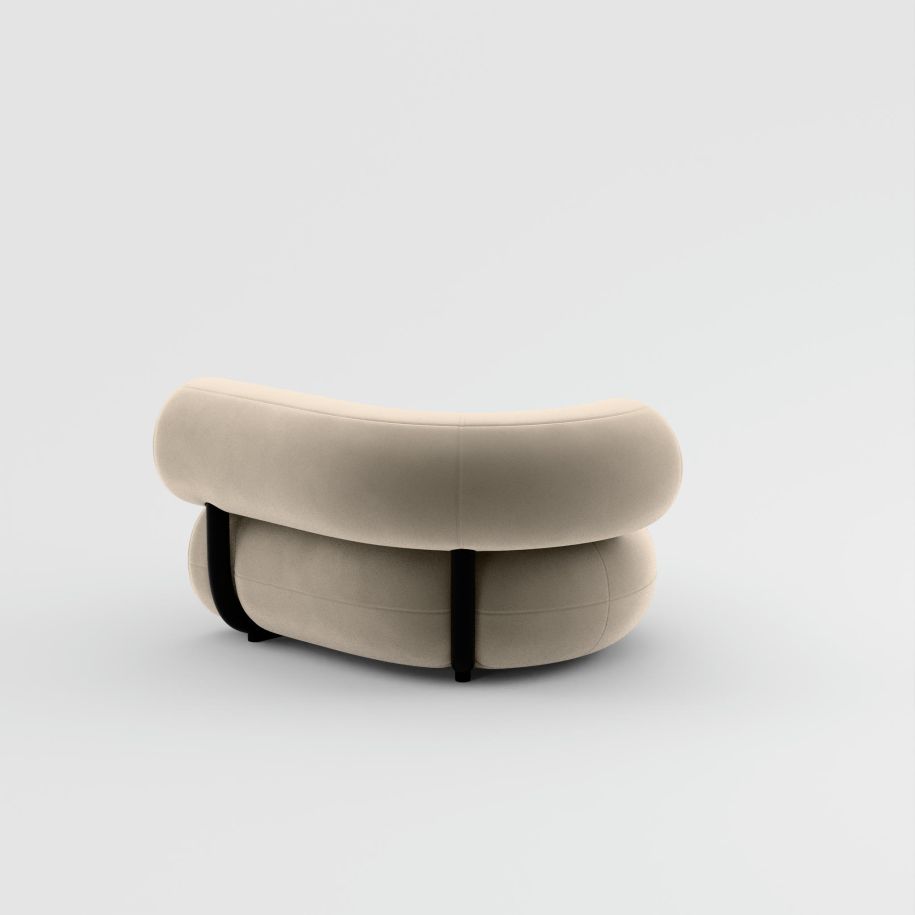 Sofa modulárna FAT - modul ľavostranný čalúnený