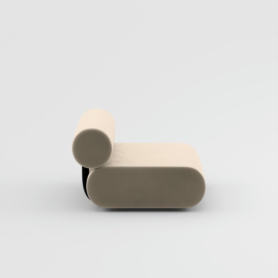 FAT modular sofa - Central upholstered module