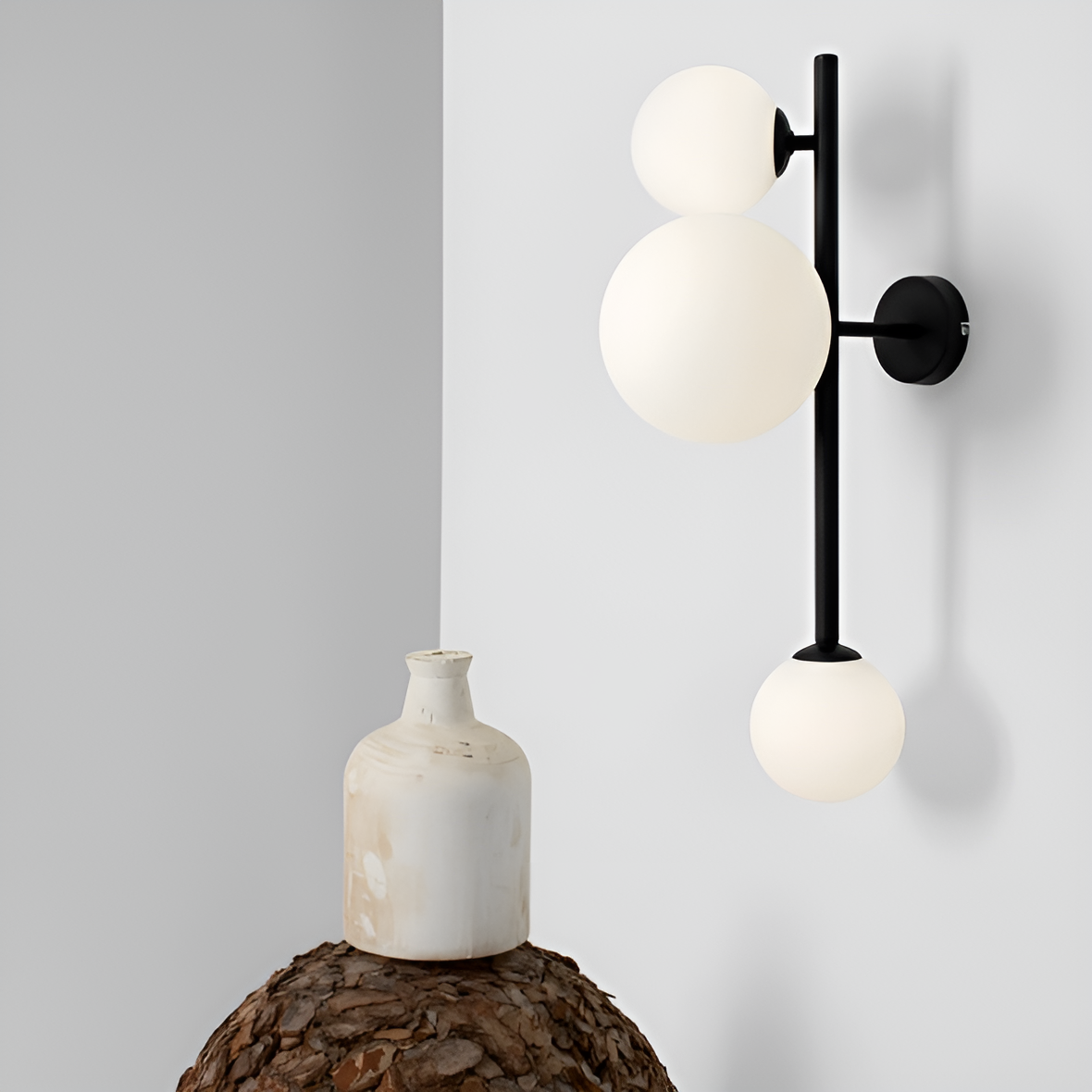 Wall lamp Diona Trio Black