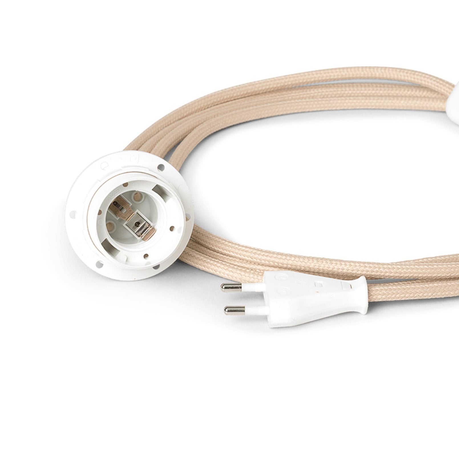 Základňa nástenného svietidla FABRIC CORD SET béžová