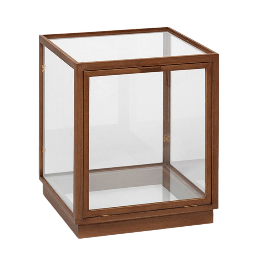MIRU GLASS MONTRE display cabinet dark brown oak