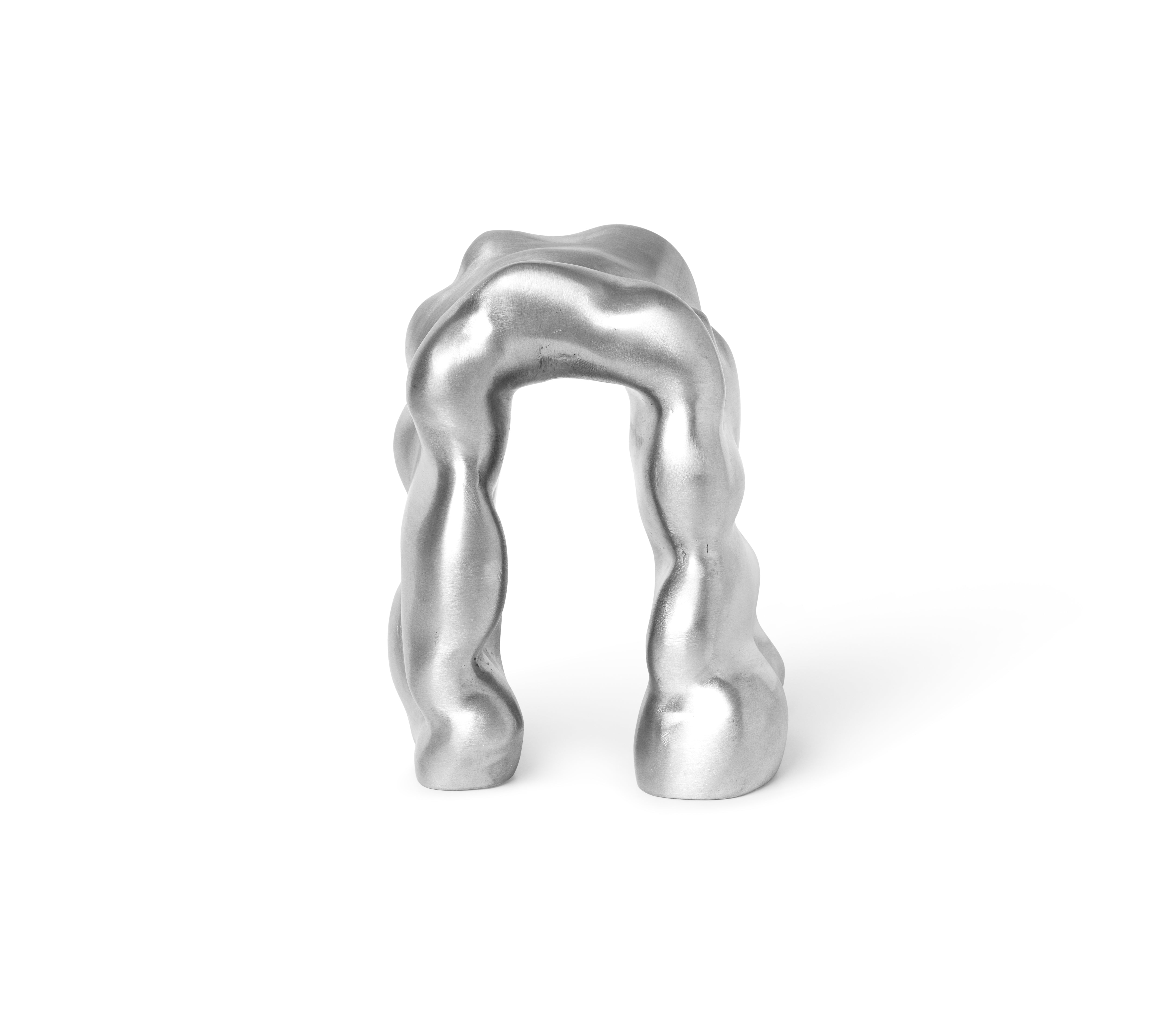 MORF SCULPTURE decoration brushed aluminum