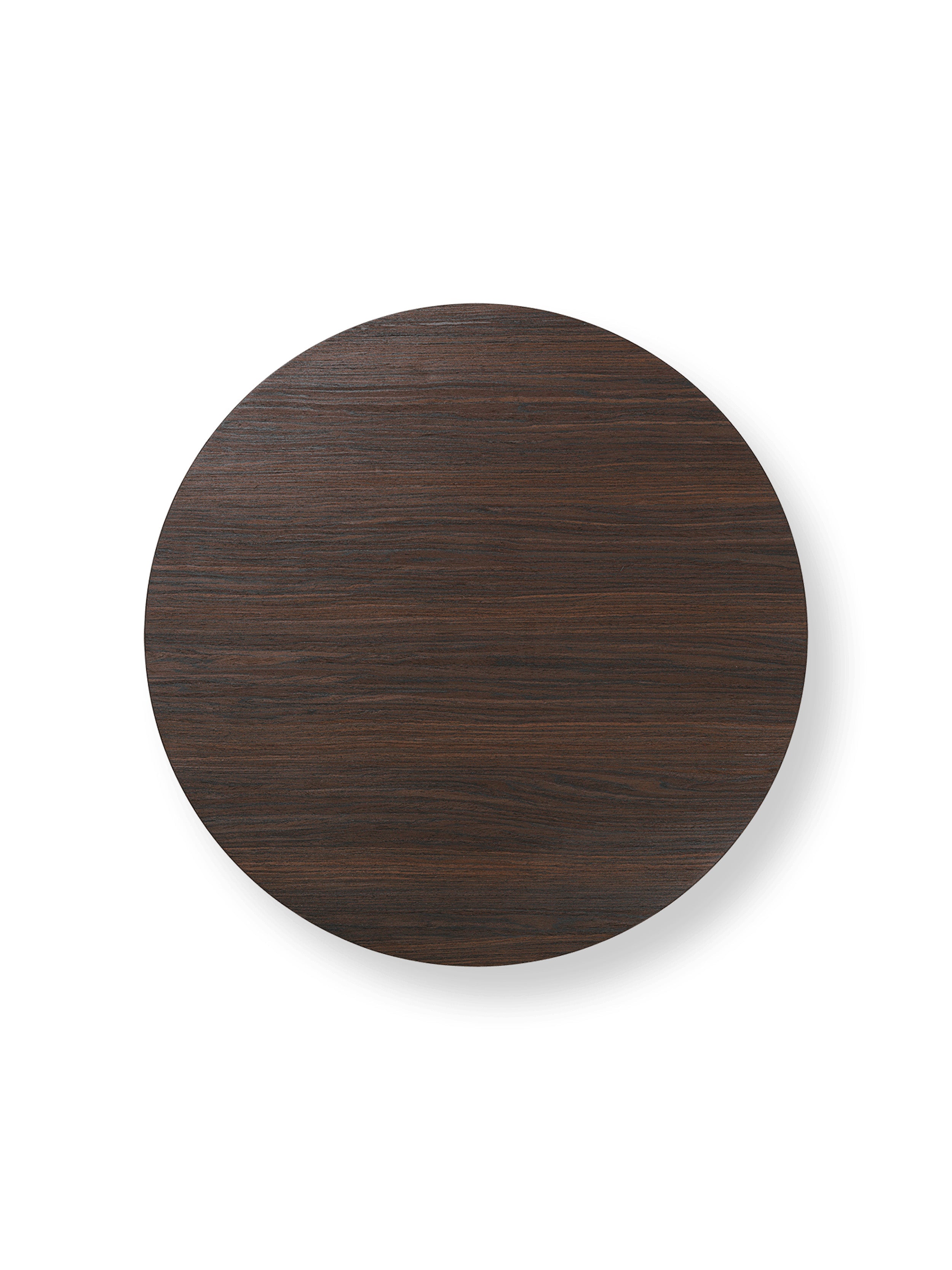 Bočný stolík POST tmavohnedý dubový dyha