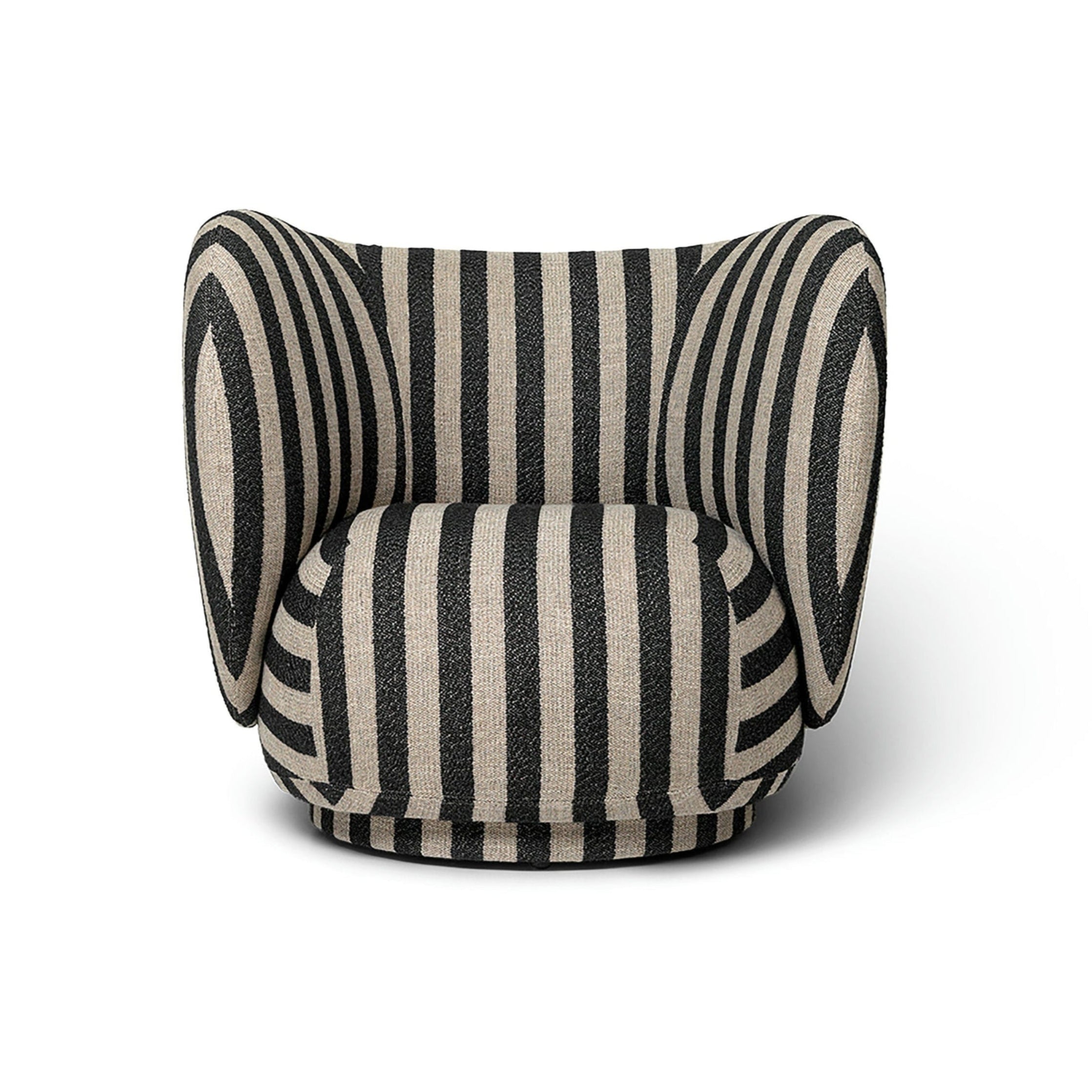 Rico Louisiana black and white armchair