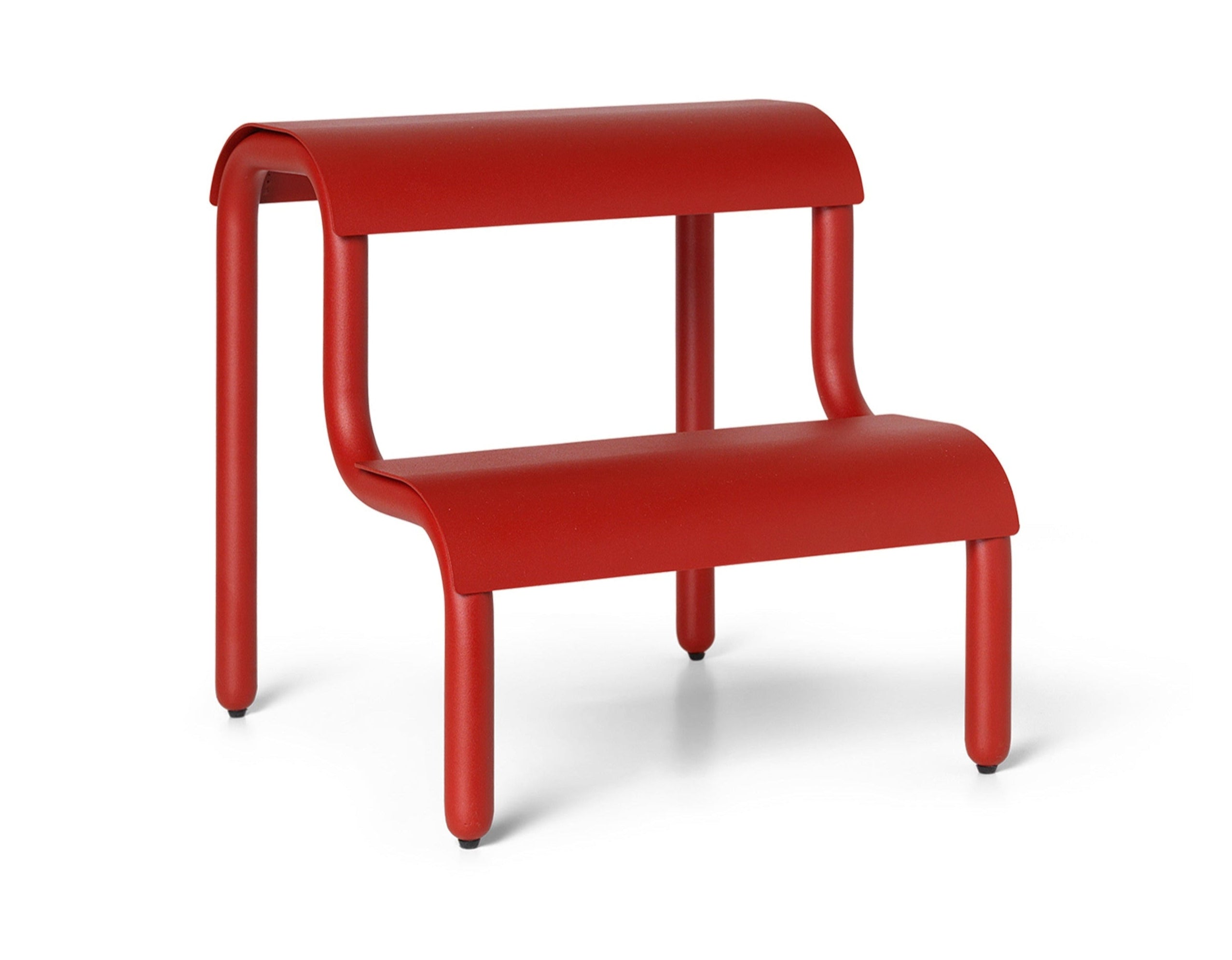 UP STEP stool red