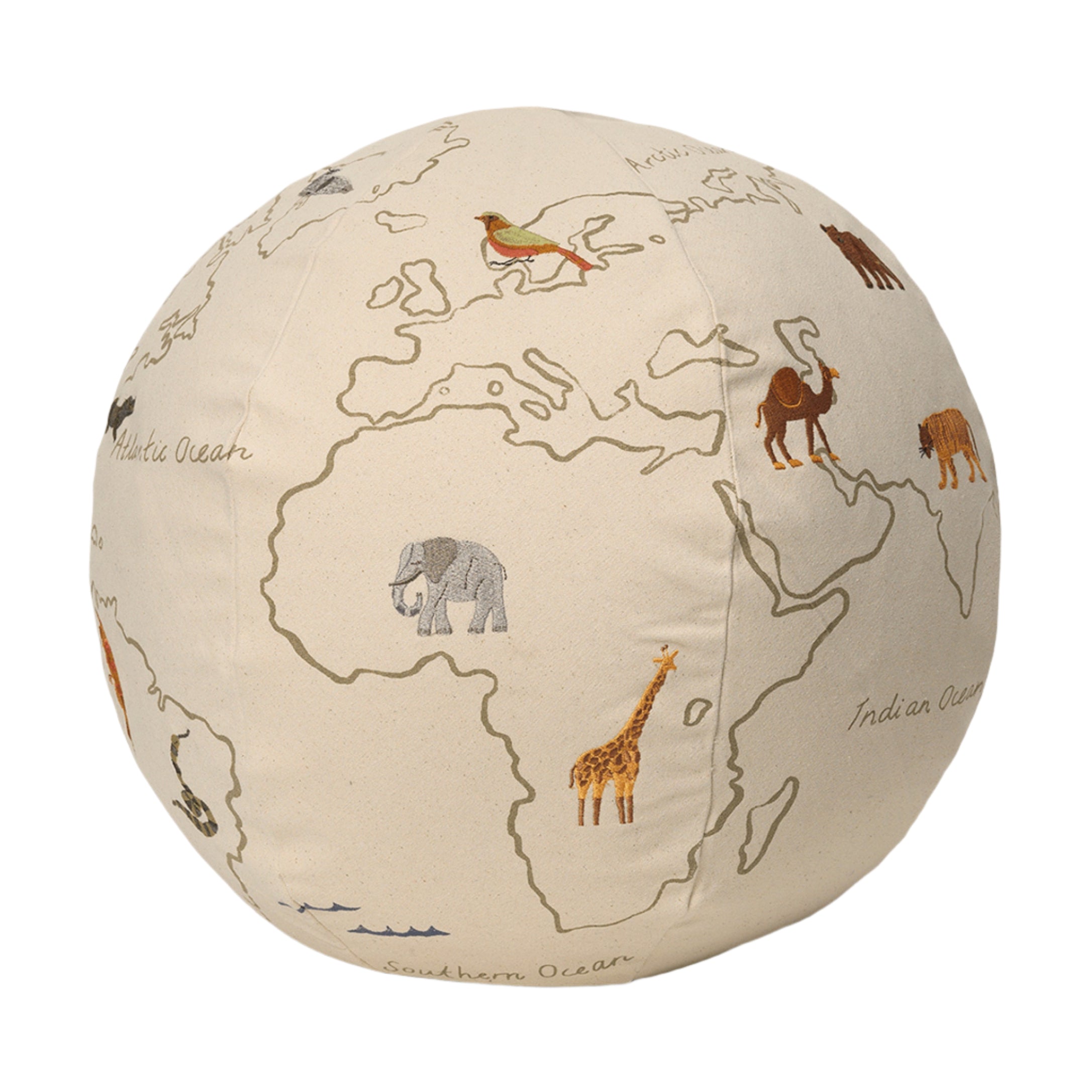 Puf SVET zlomená biela