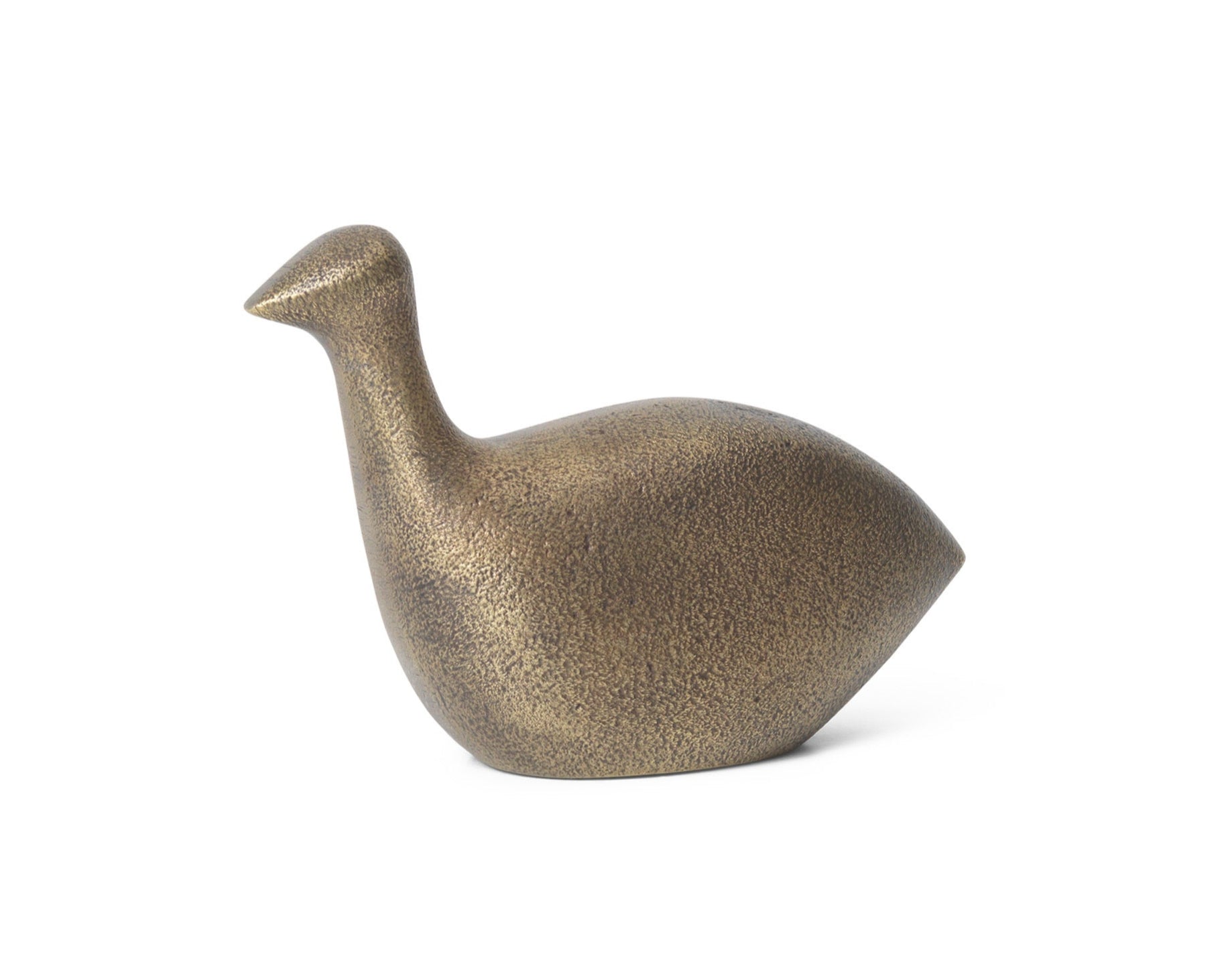COOT PAPER WEIGHT antique gold paperweight
