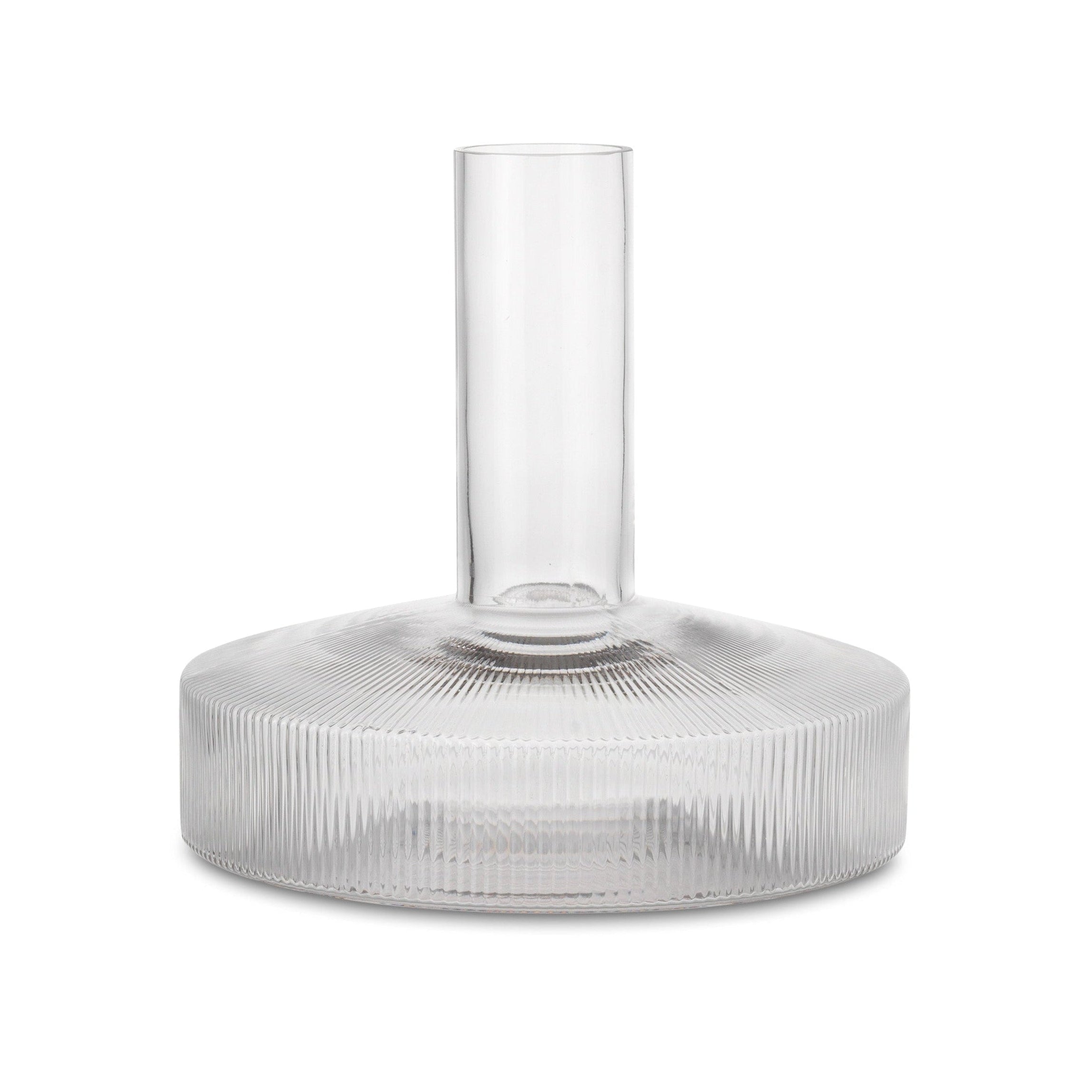 Karafa na víno RIPPLE ručne fúkané sklo