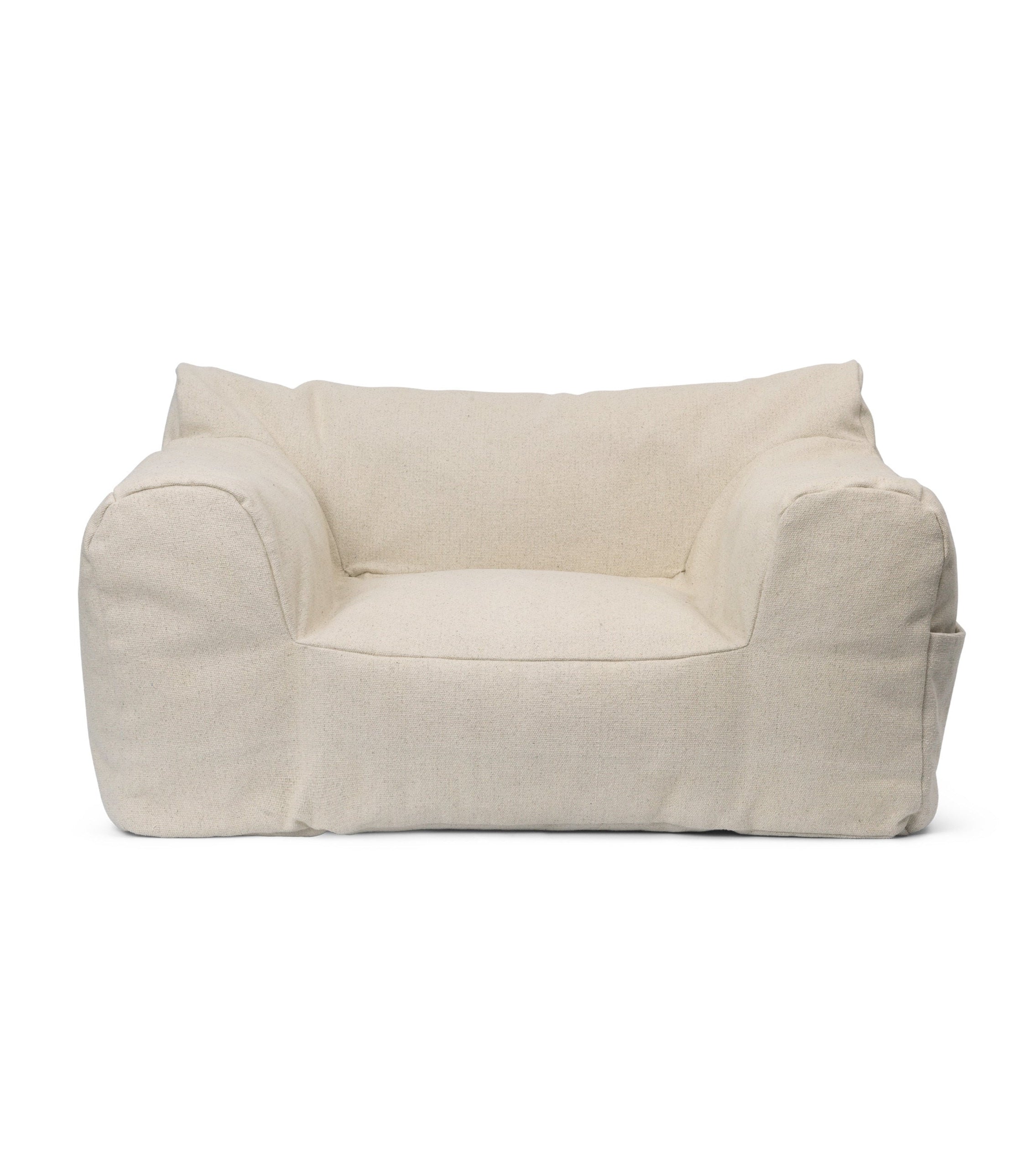 Children's armchair BILLOW BEAN BAG broken white