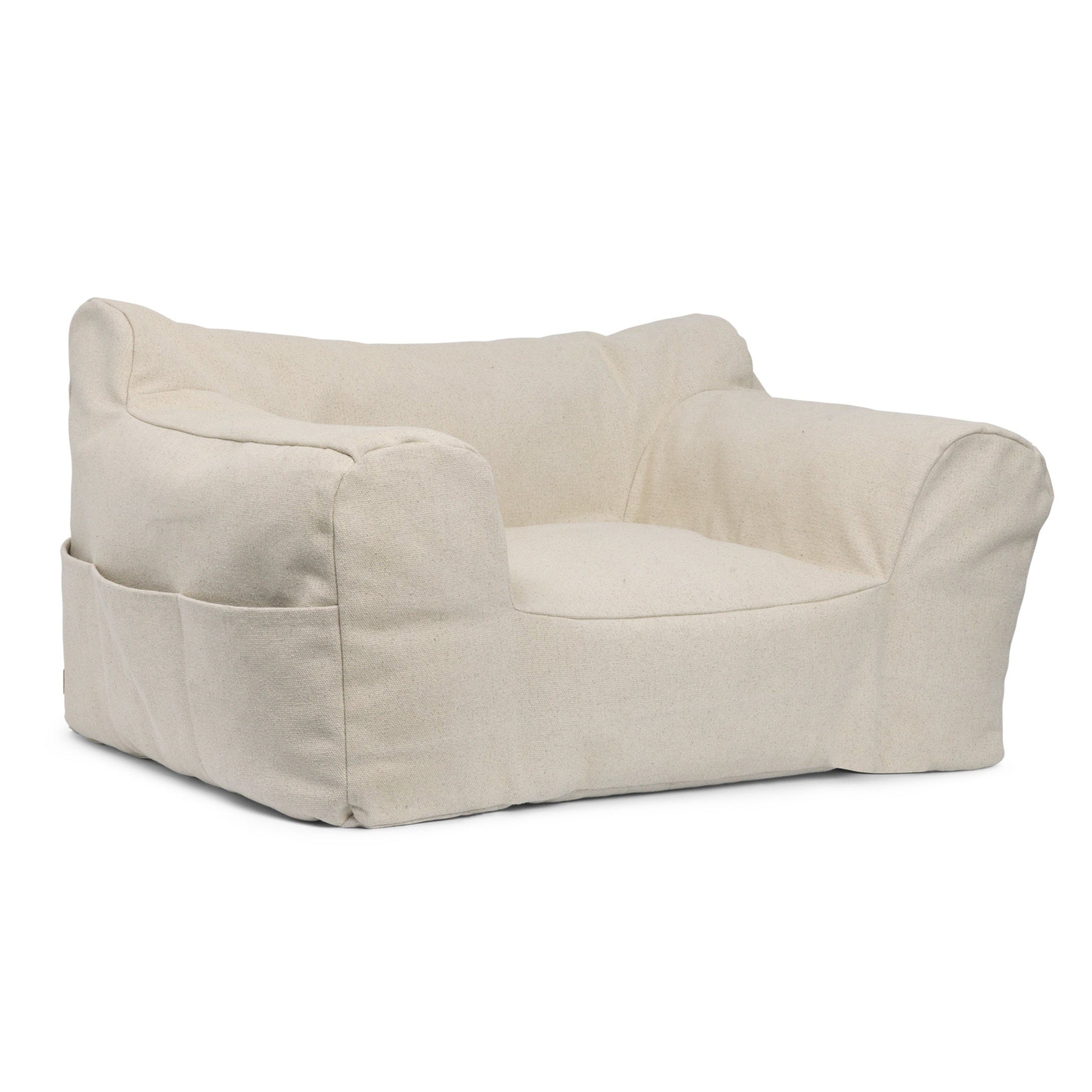 Children's armchair BILLOW BEAN BAG broken white