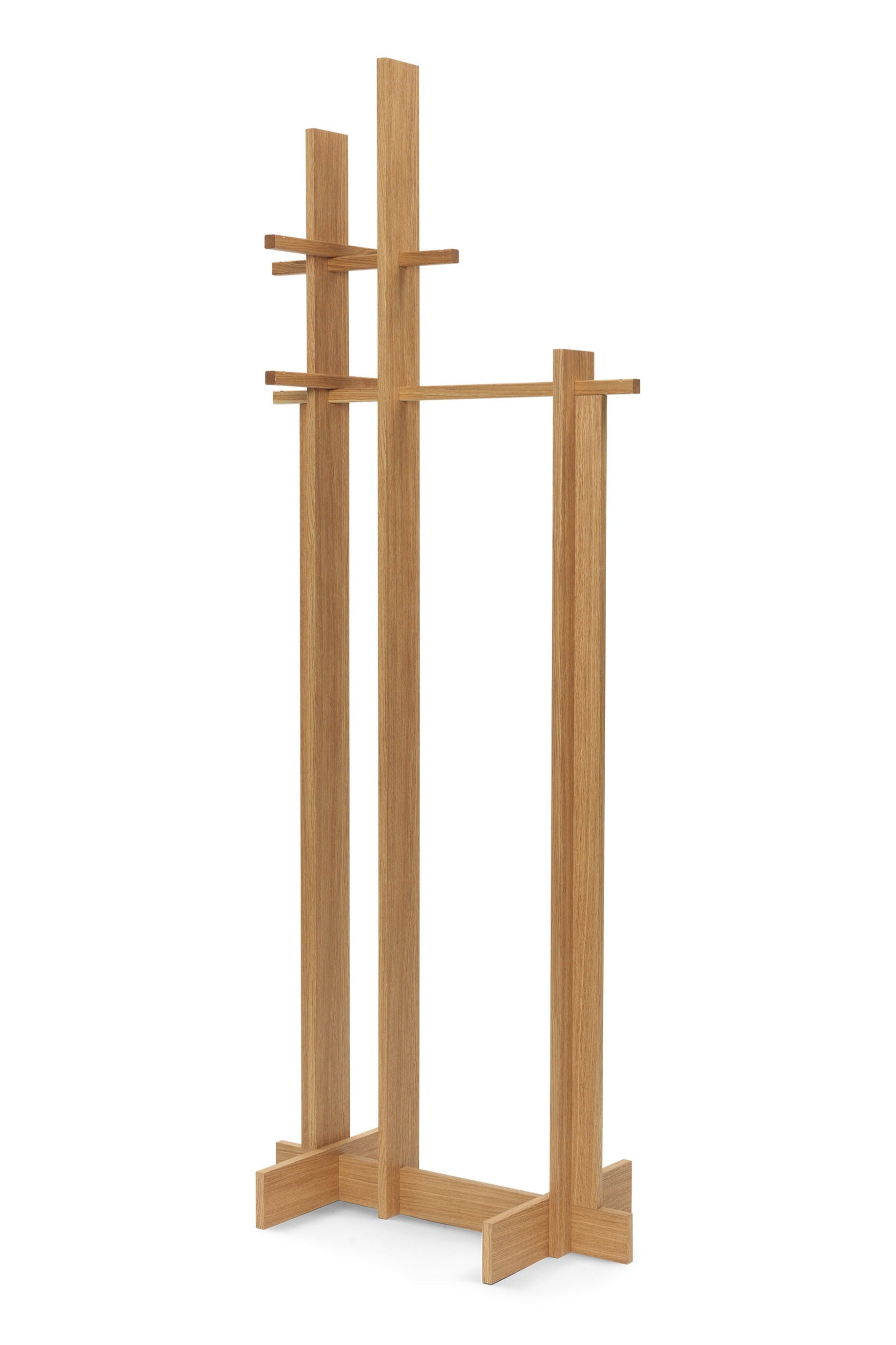 BRIDGE CLOTHES STAND oak veneer coat rack