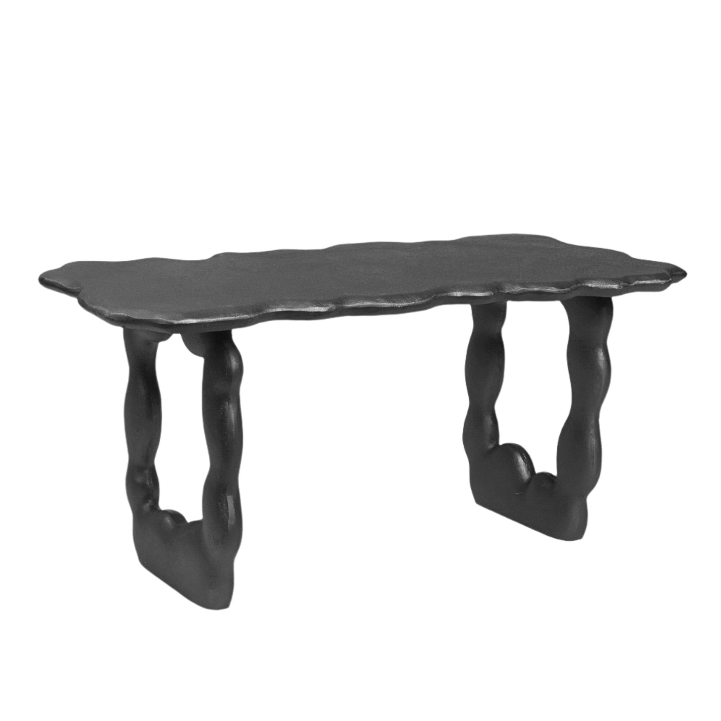 DAL PIECE table black aluminum