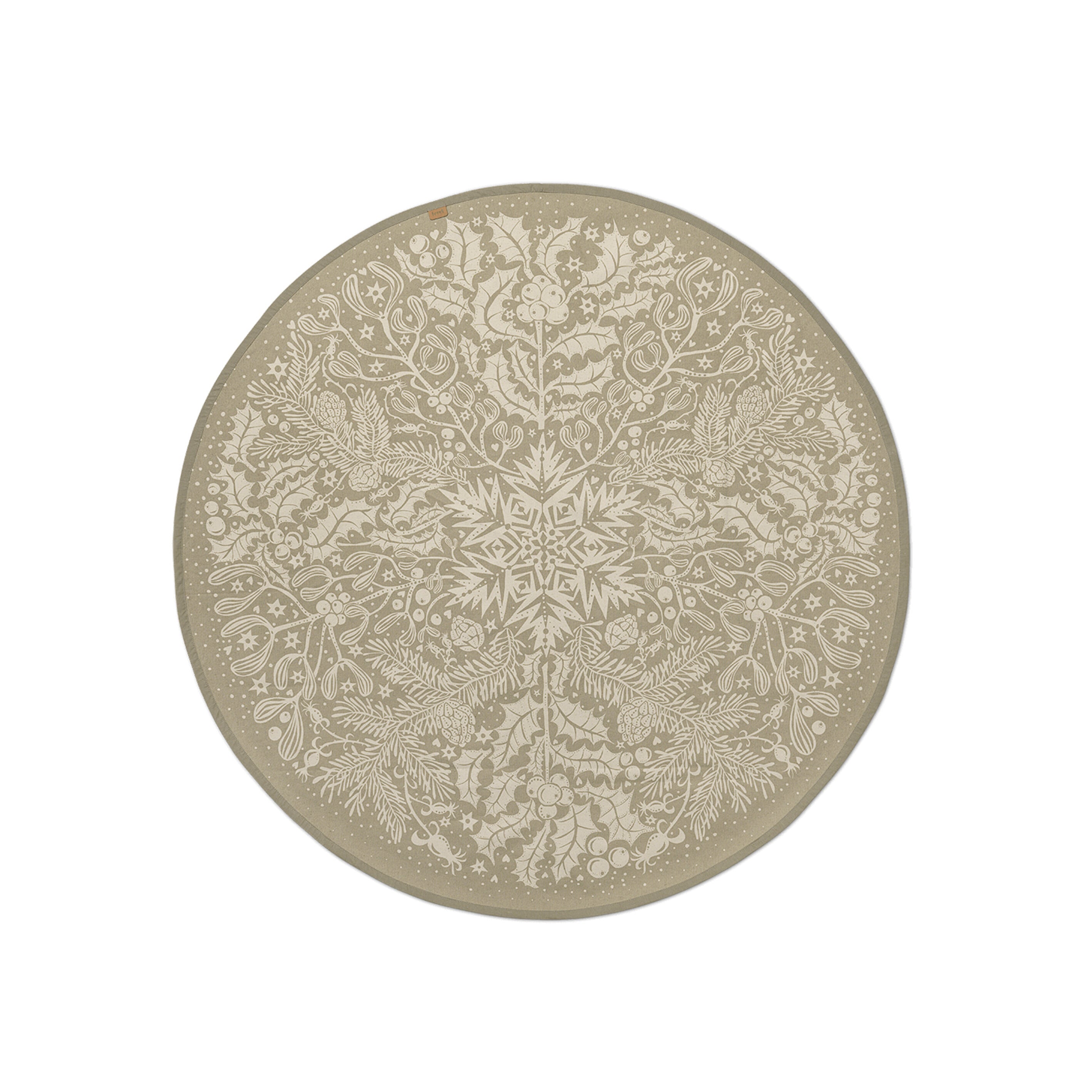 Vianočný koberec ZIMNÝ LES bavlna