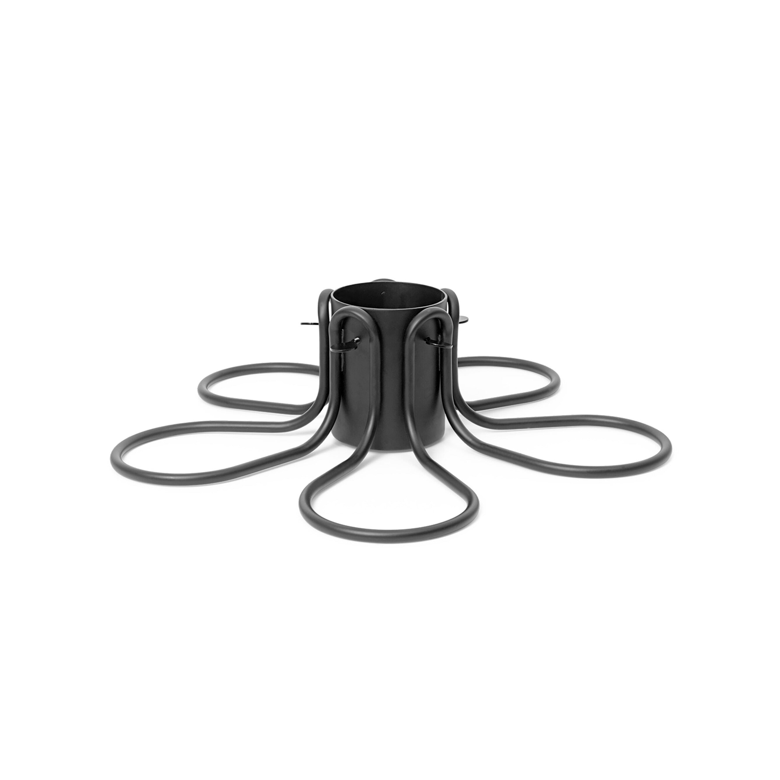 Stojan na vianočný stromček FLAKE čierny