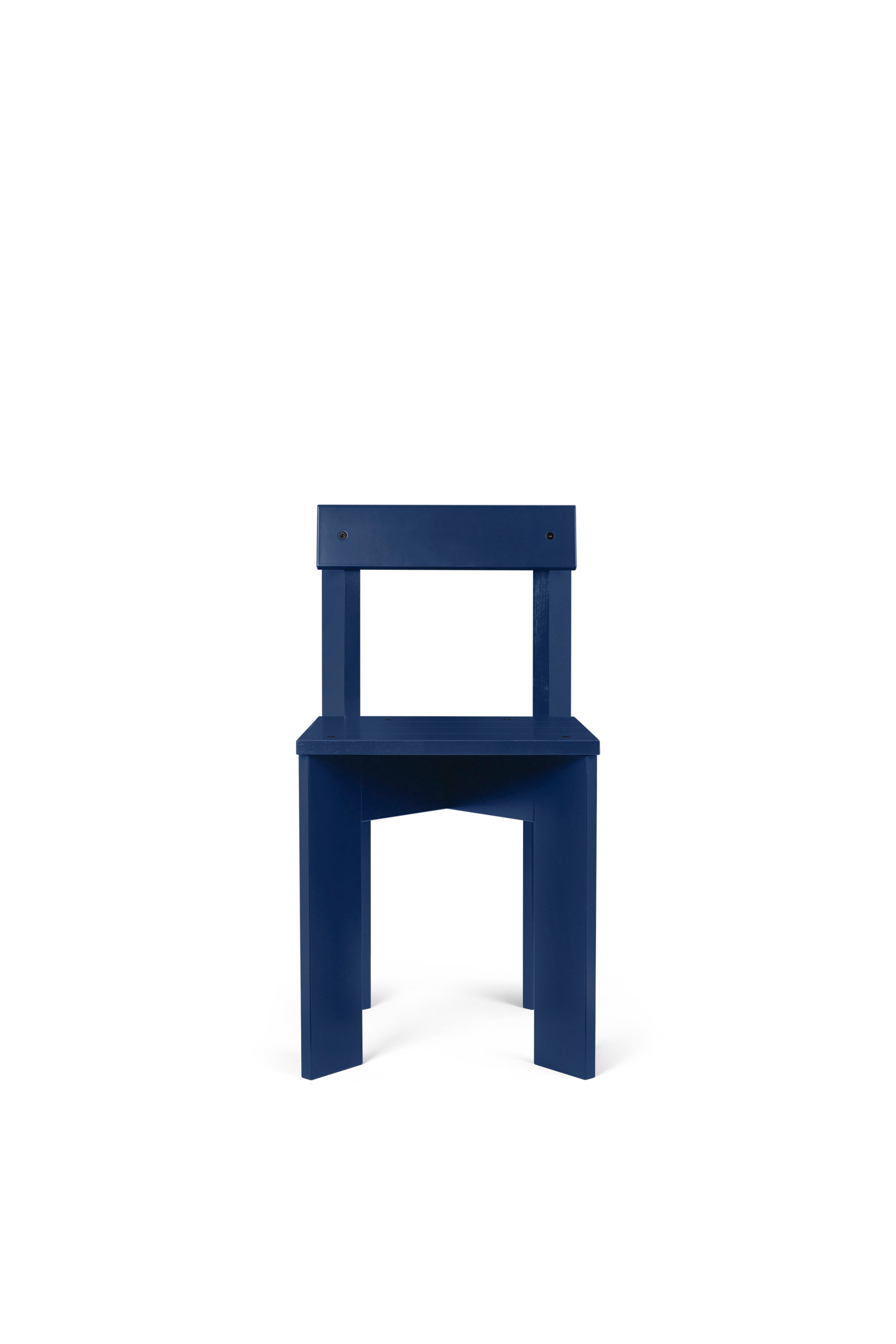 ARK chair blue beech wood