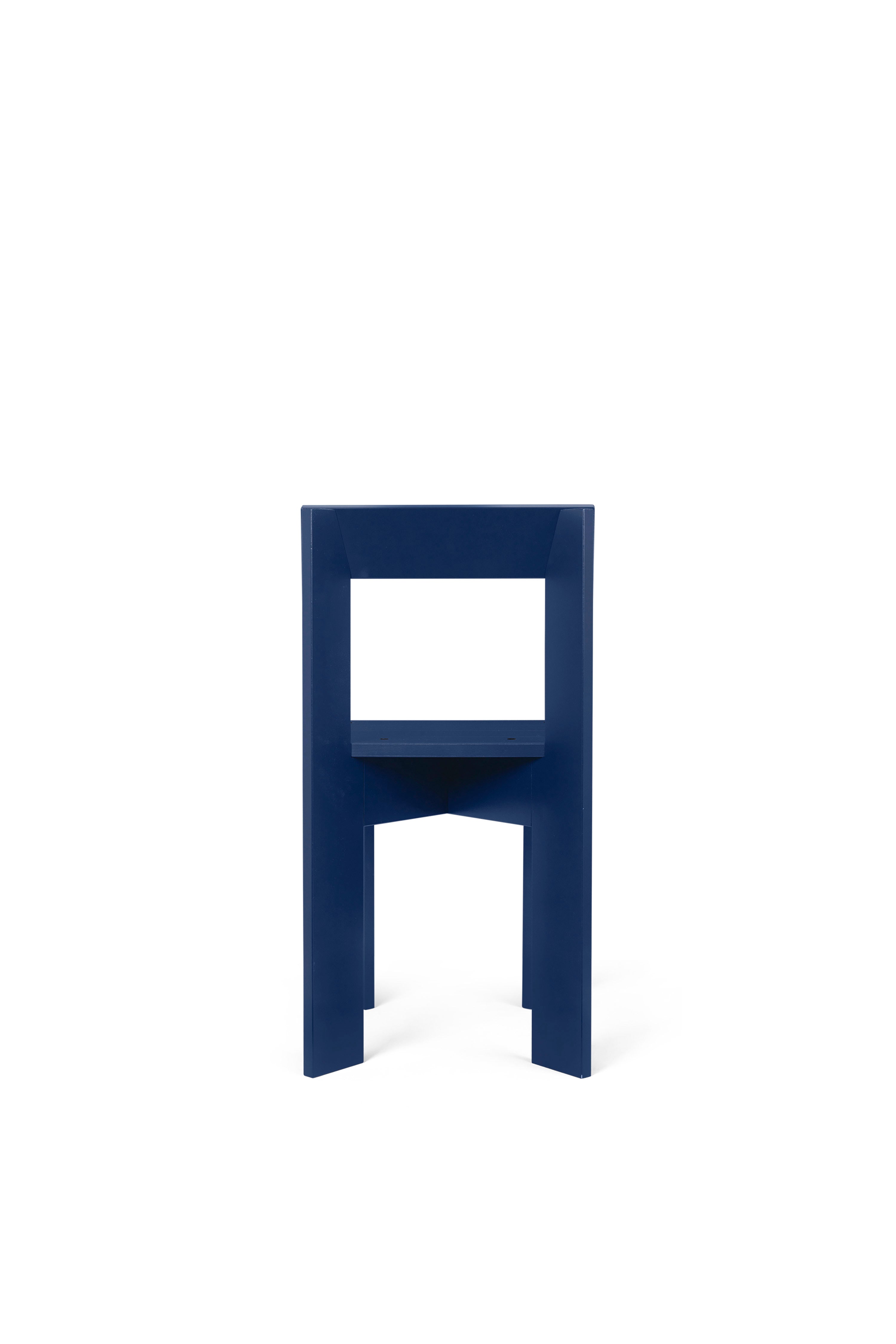 ARK chair blue beech wood