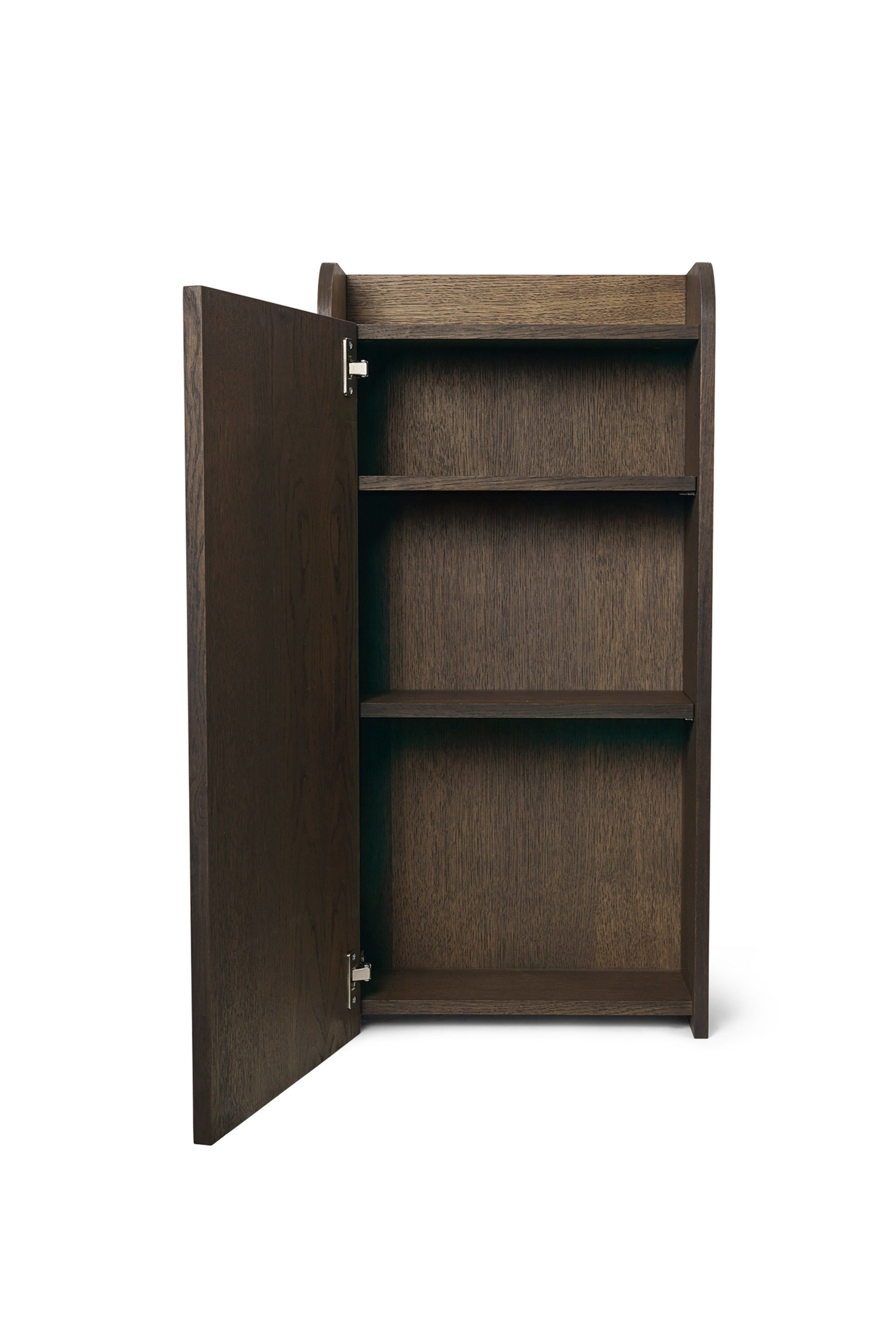 Nástenná skrinka SILL tmavohnedý dubový dyha