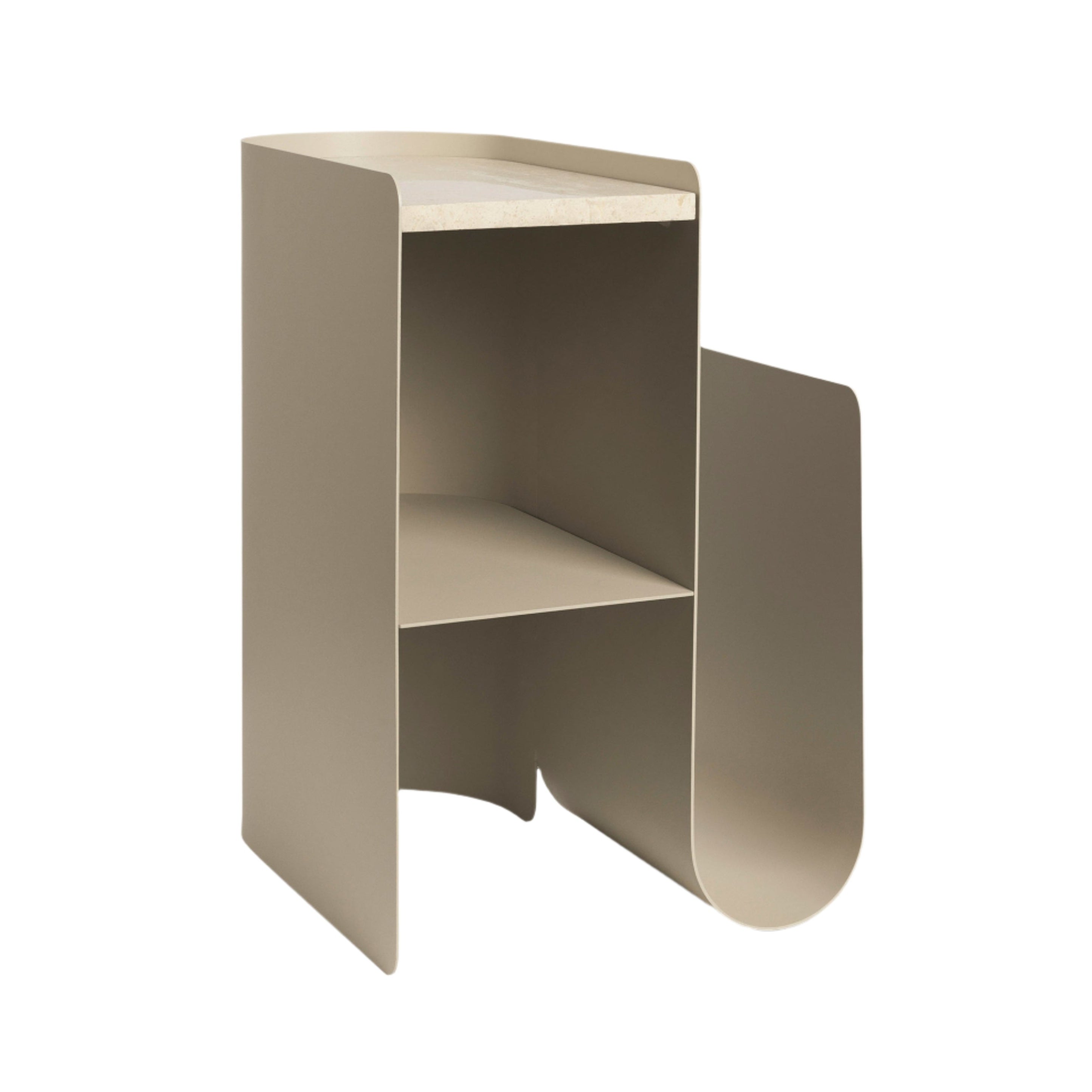 VAULT Beige Side Table