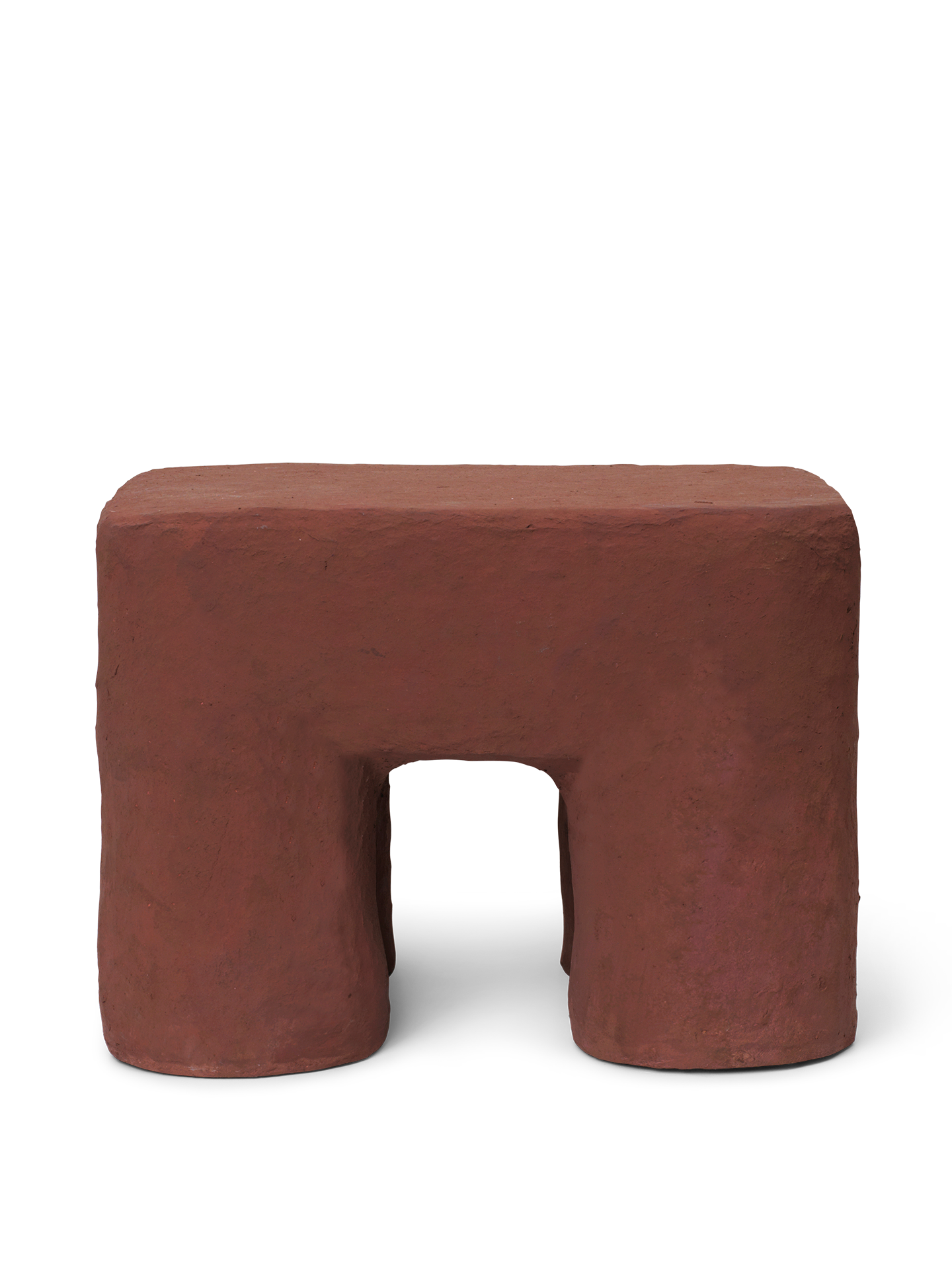 Stolička PODO červenohnedá