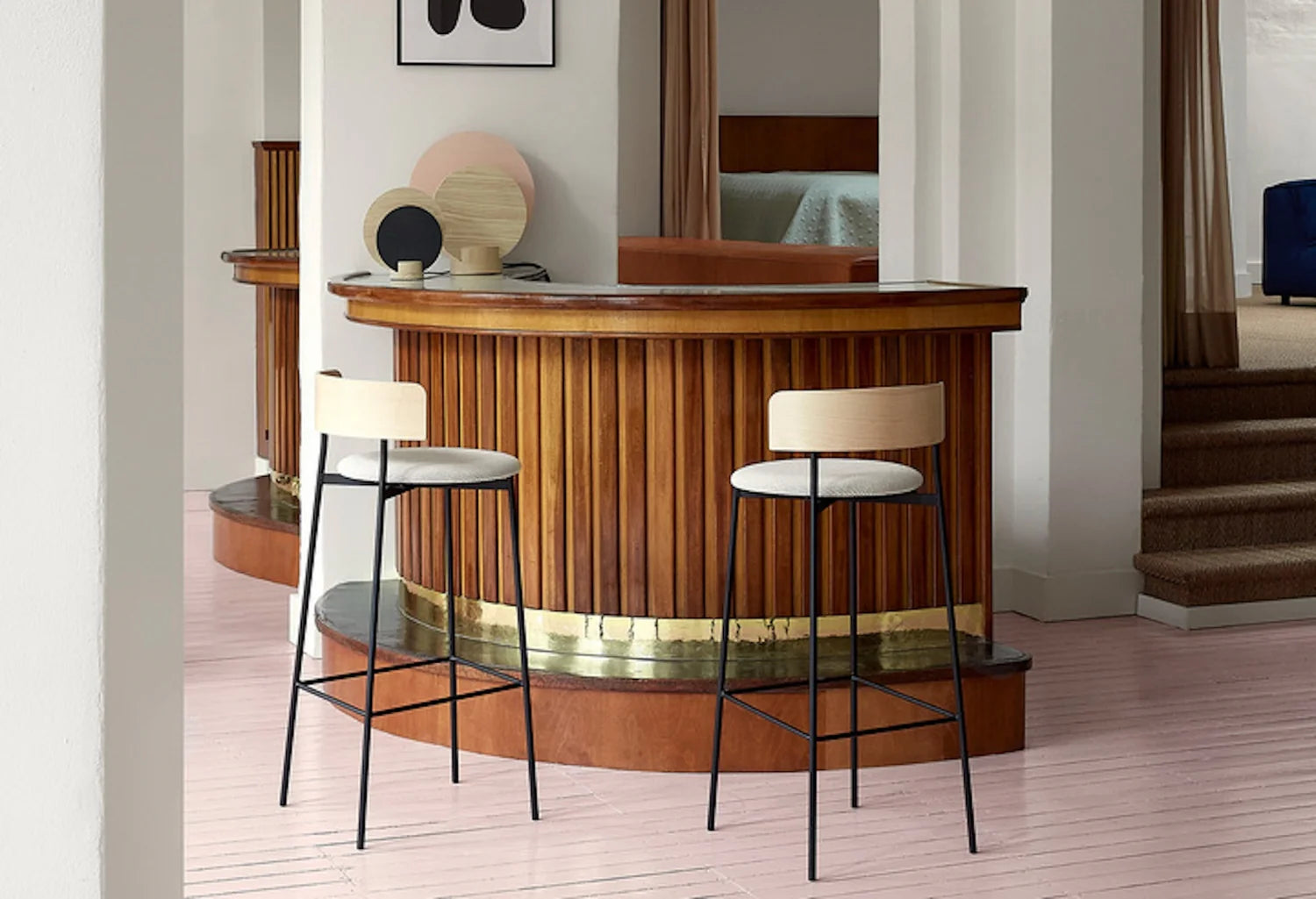 Barová stolička FRIDAY čierna