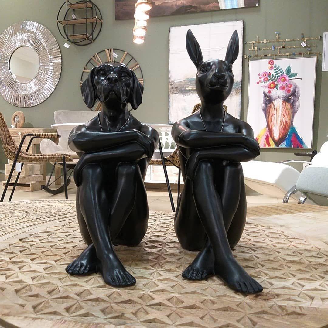 Figurka dekoracyjna GANGSTER BUNNY czarny Kare Design Eye on Design