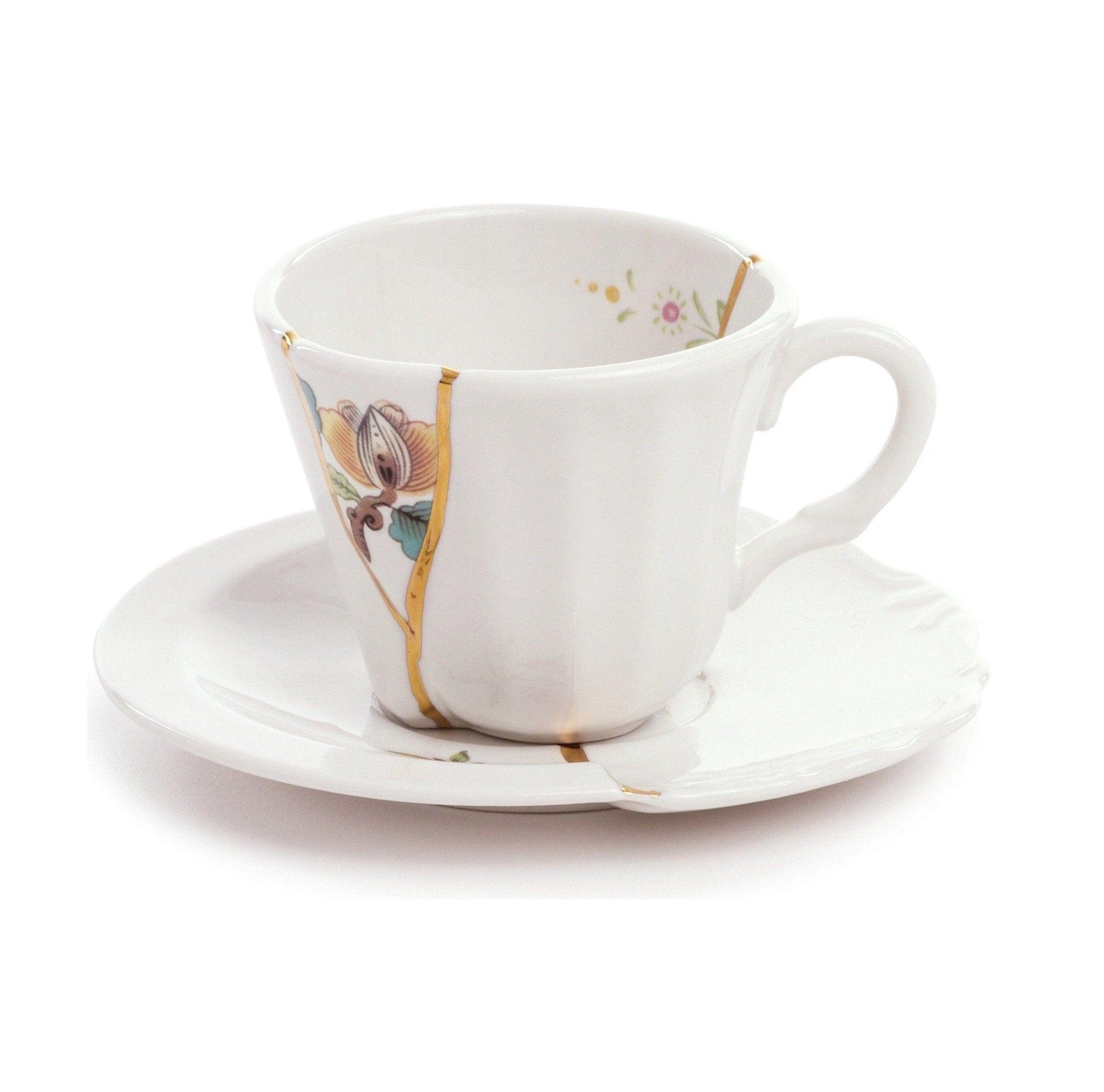 Filiżanka do espresso KINTSUGI porcelanowy Seletti Eye on Design