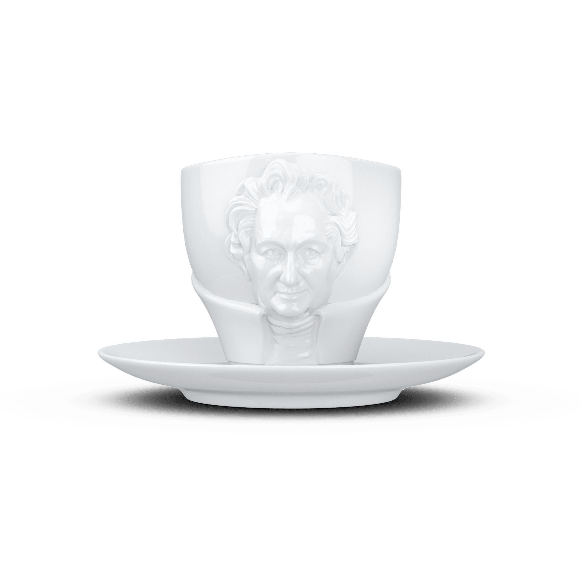 Filiżanka JOHANN WOLFGANG VON GOETHE biały 58products Eye on Design