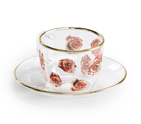 Filiżanka ROSES szklana Seletti Eye on Design
