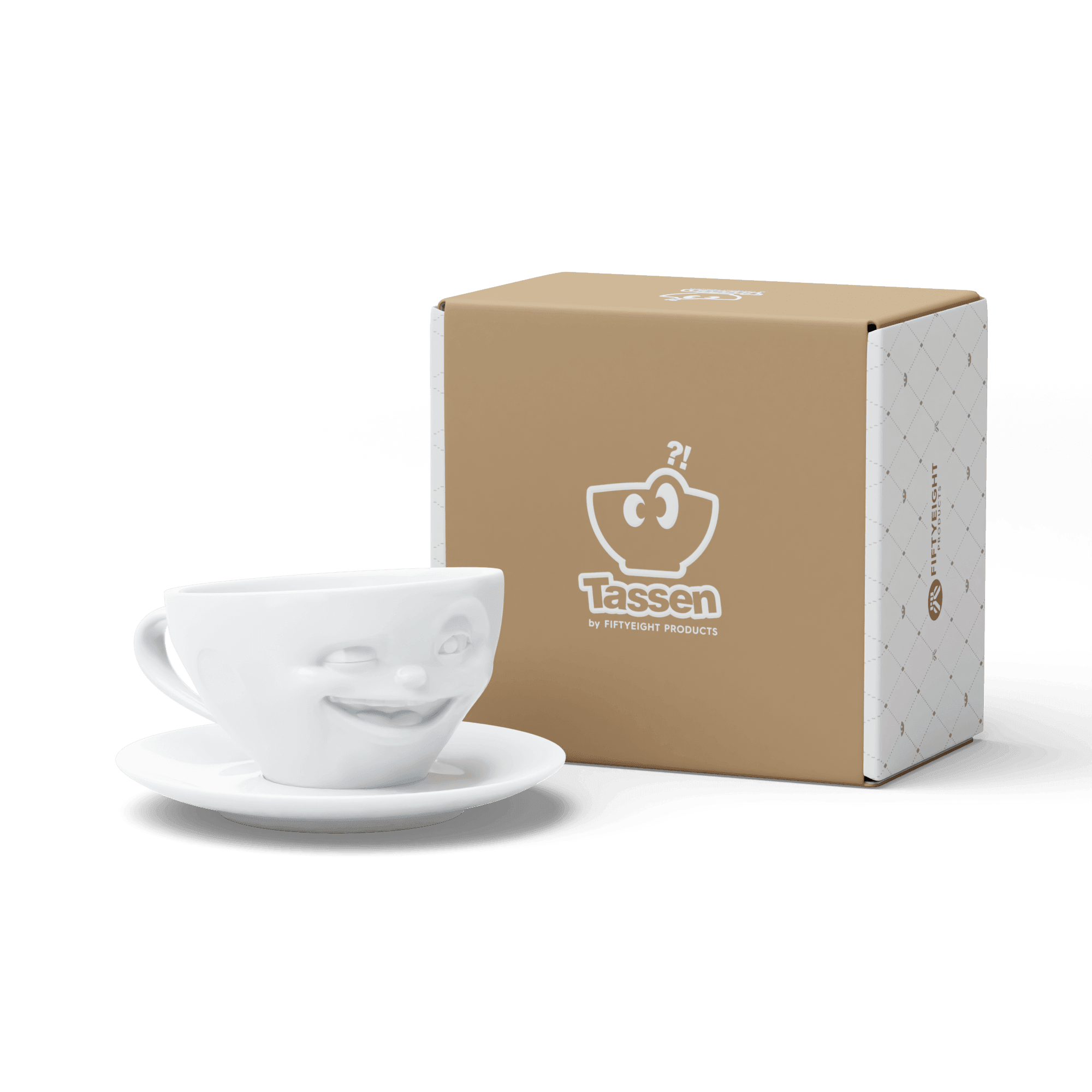 Filiżanka WINKING biały 58products Eye on Design