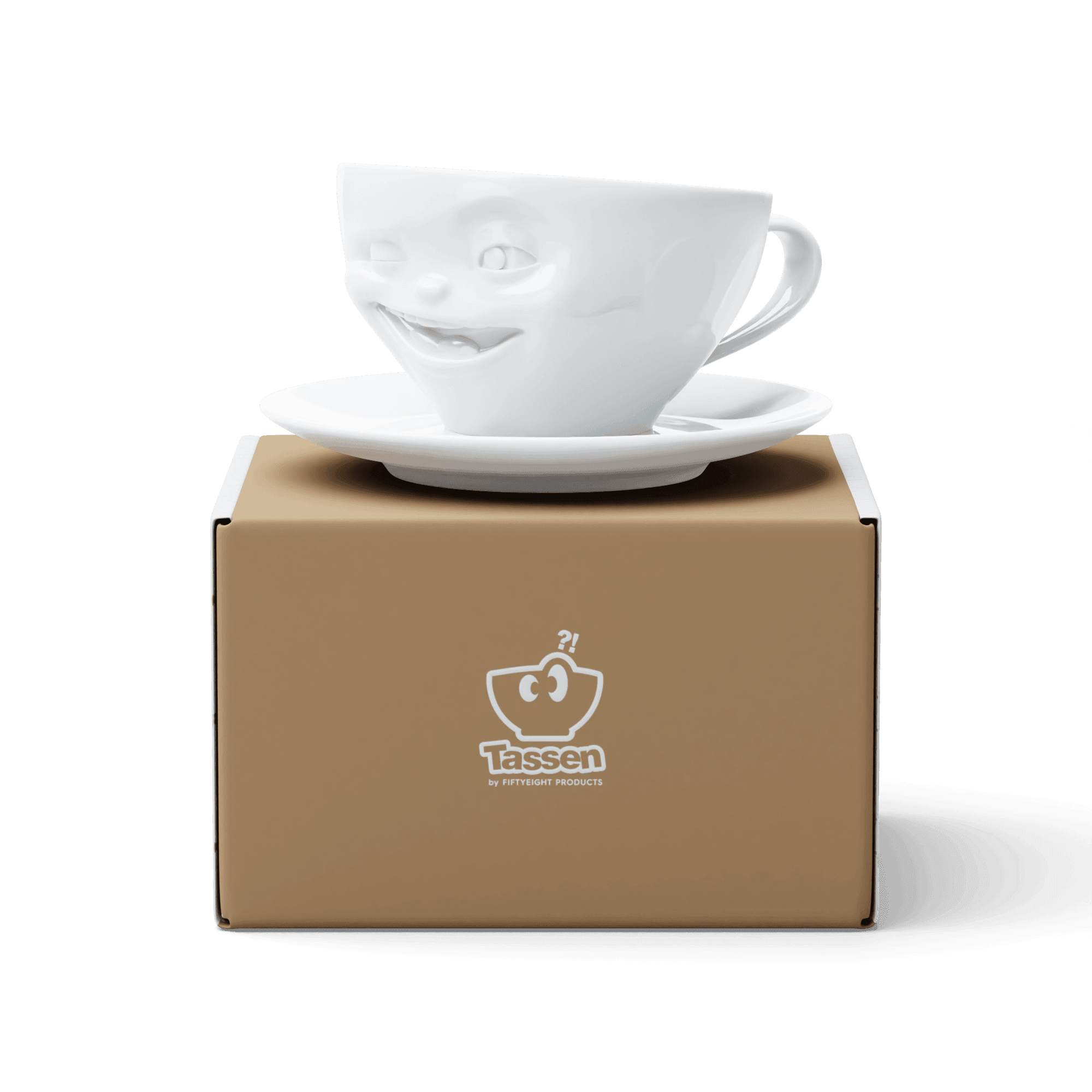 Filiżanka WINKING biały 58products Eye on Design