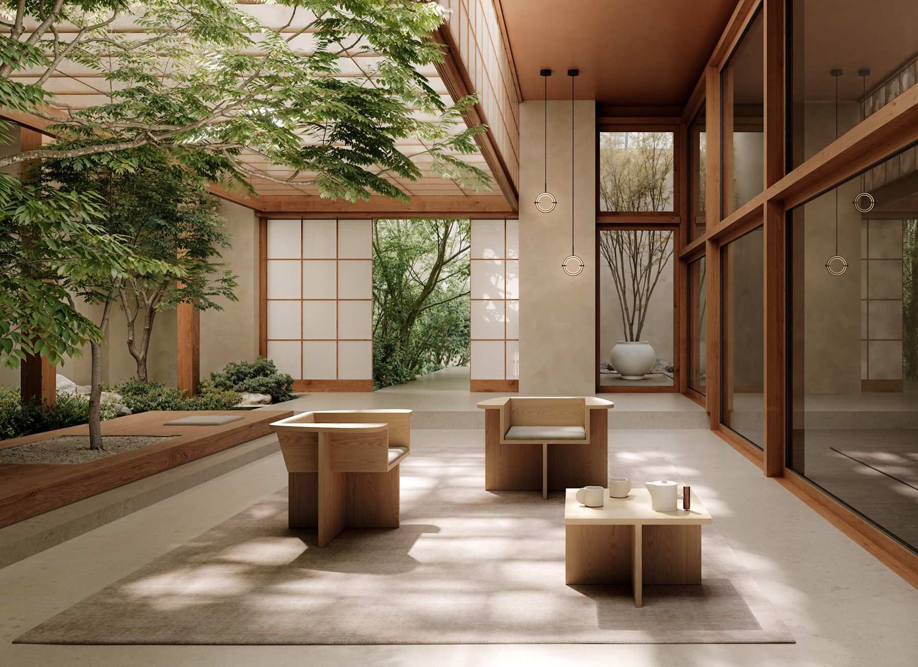 Fotel BRUTUS z dubového dreva