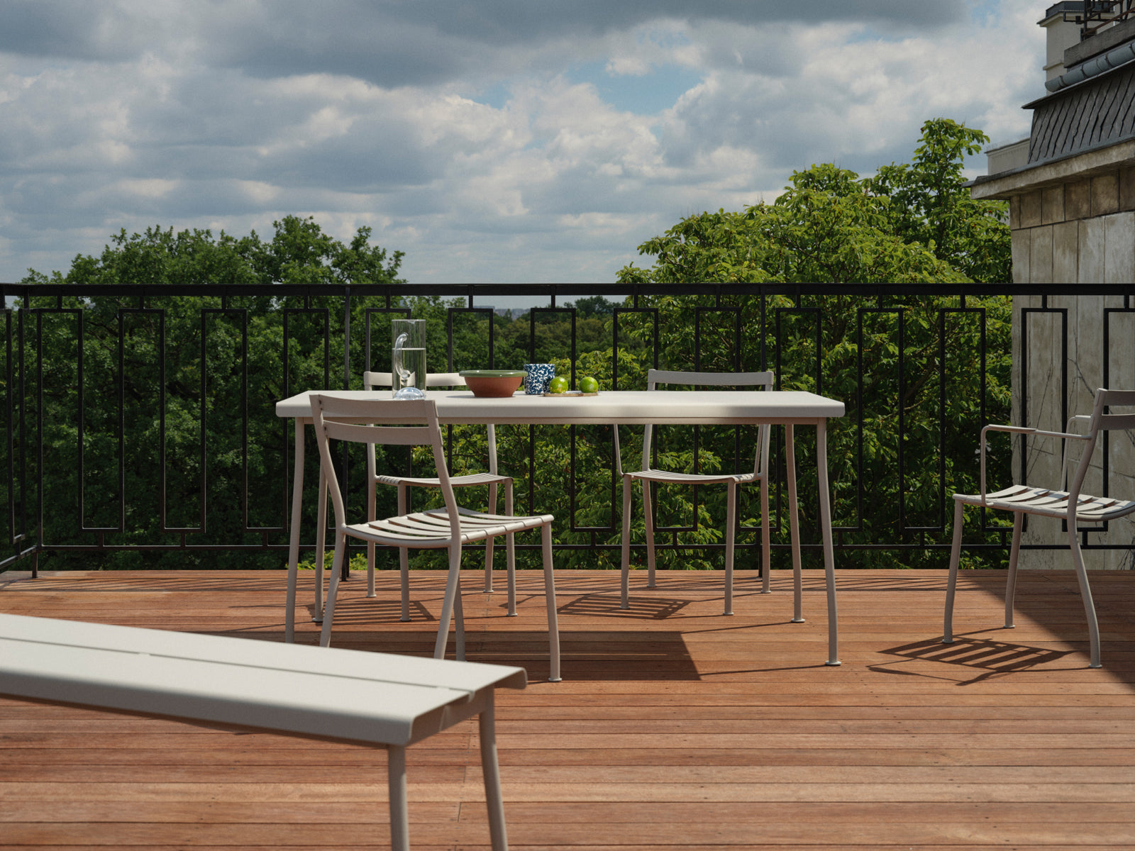 Záhradný stôl FLANER pozinkovaná oceľ