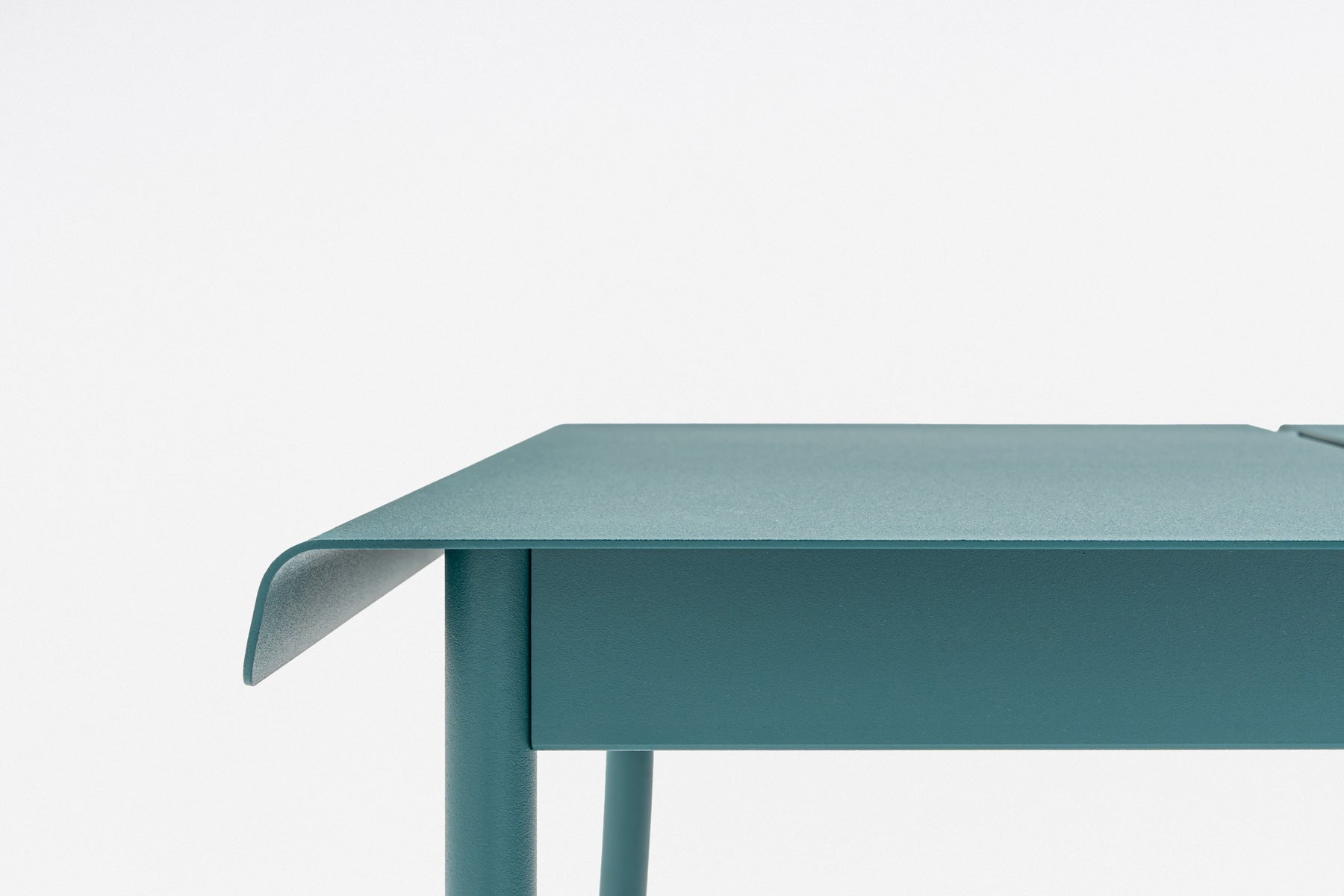 Galvanized steel square table