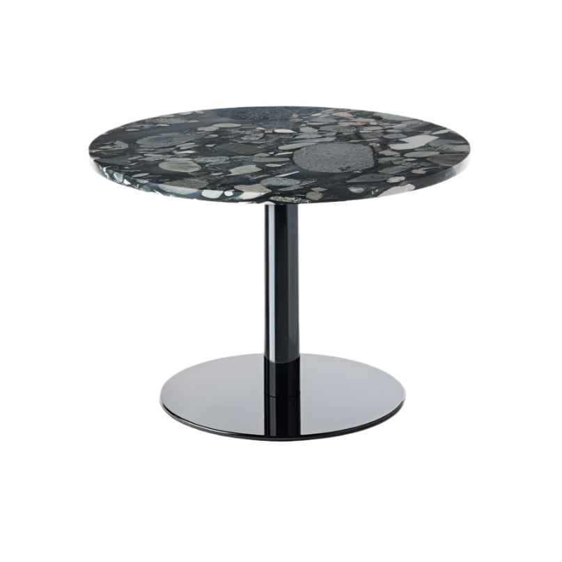 Side table round stone stone marble