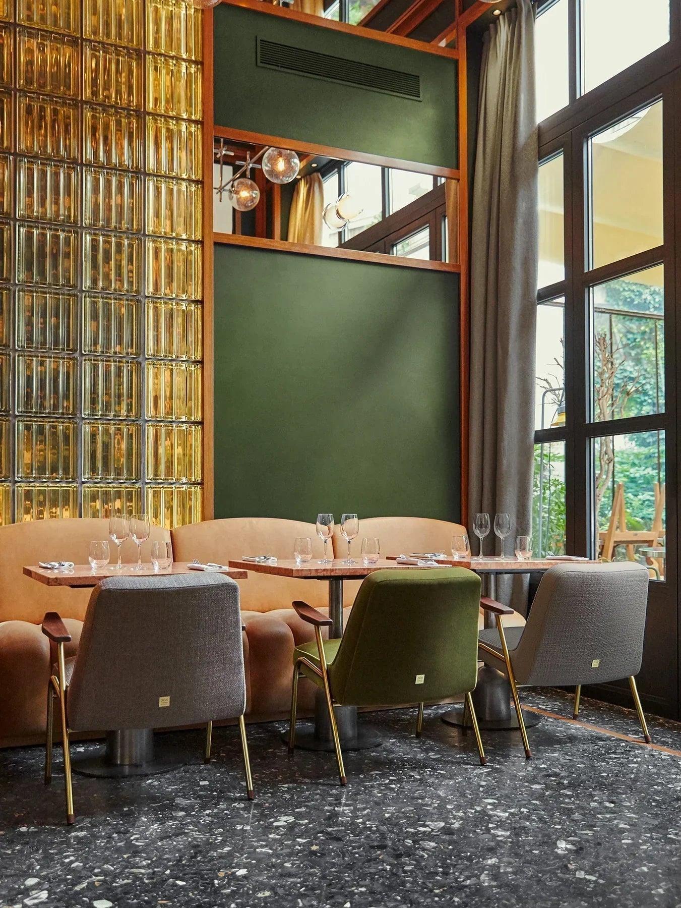 Fotel 366 METAL beżowy w tkaninie Boucle Creme 366 concept Eye on Design