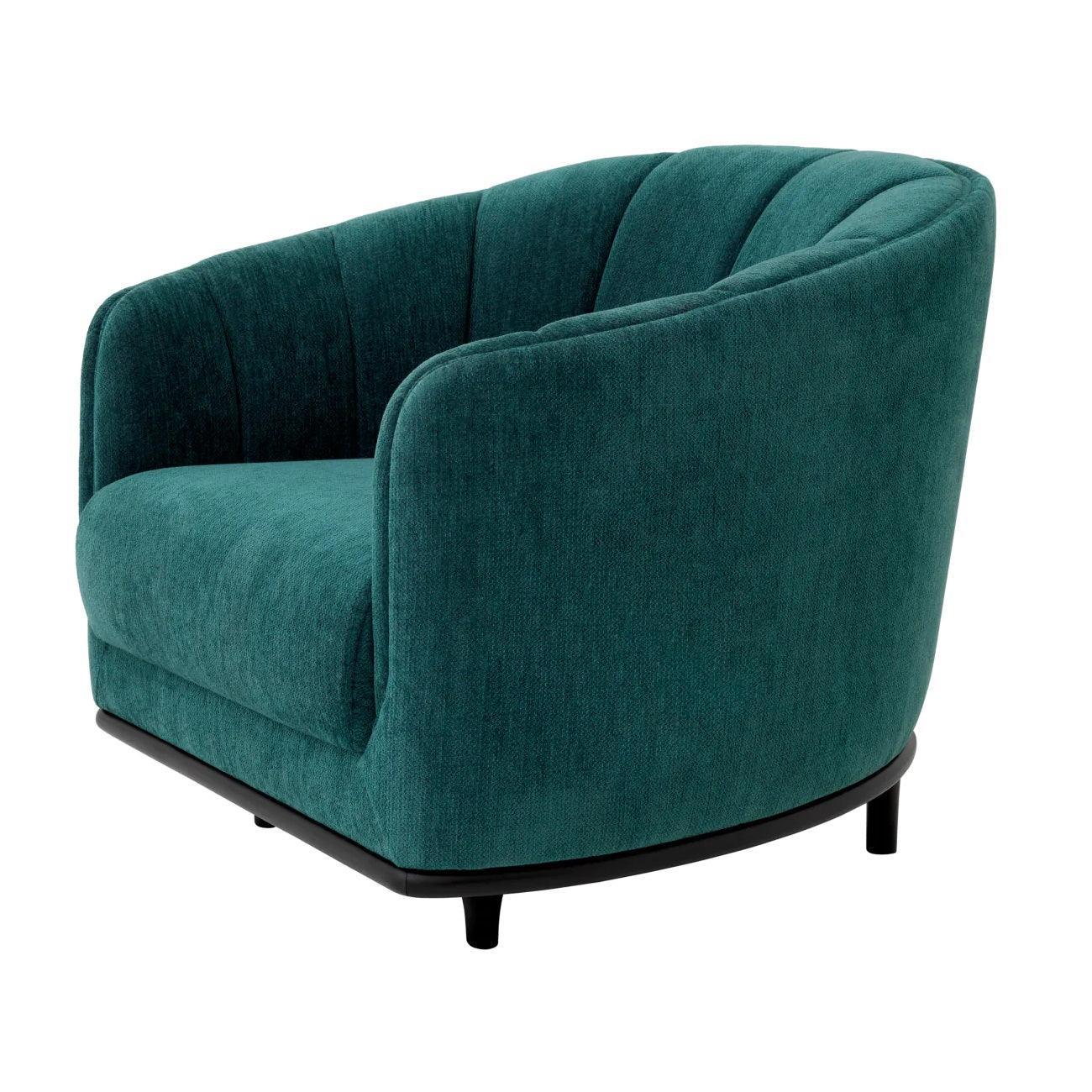 Fotel AGOSTINO morski Eichholtz Eye on Design