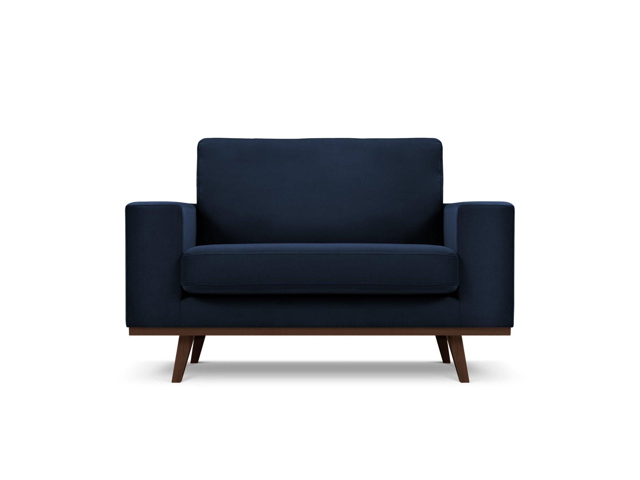 Fotel aksamitny HEBE granat królewski Mazzini Sofas Eye on Design