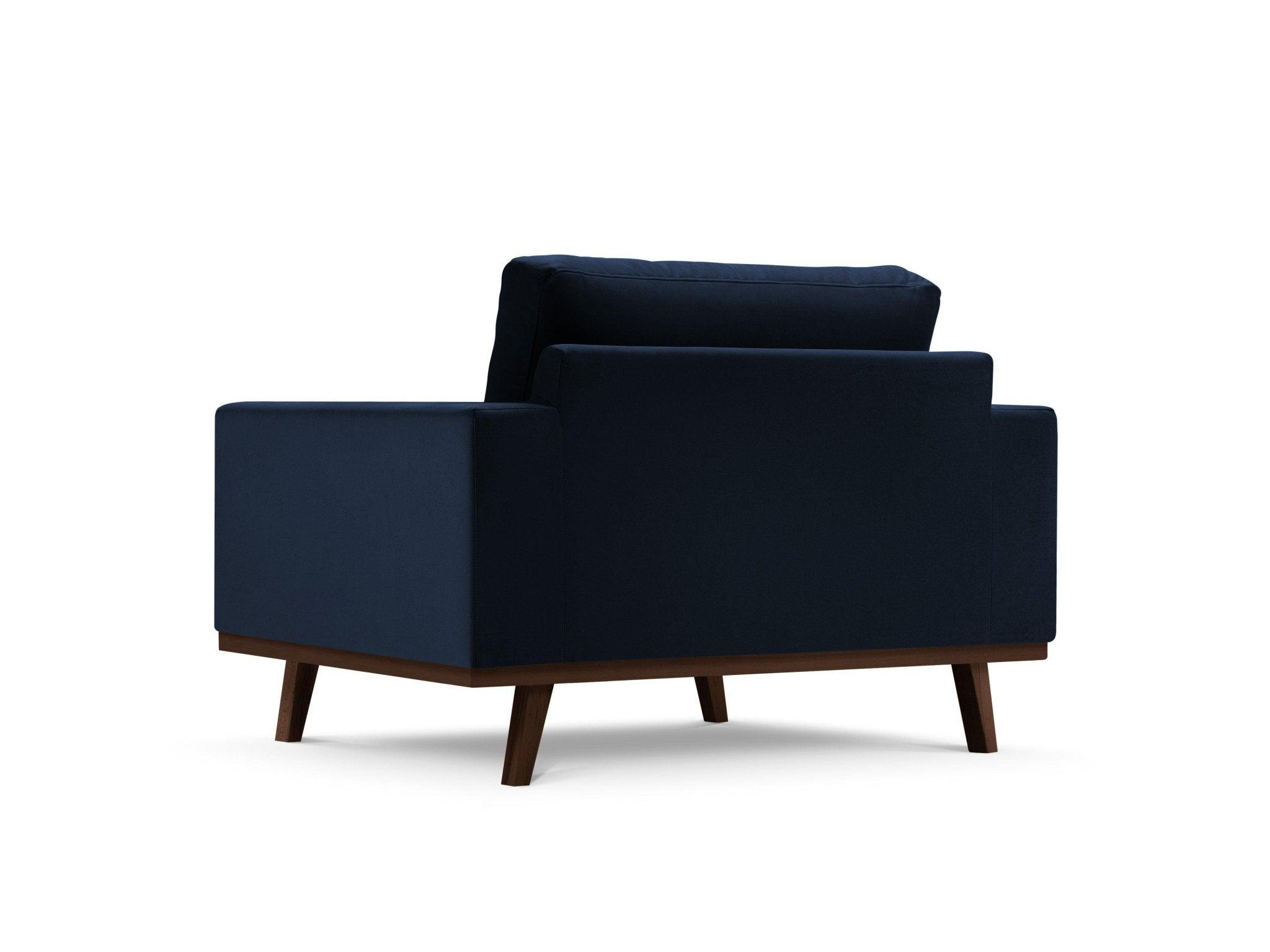 Fotel aksamitny HEBE granat królewski Mazzini Sofas Eye on Design