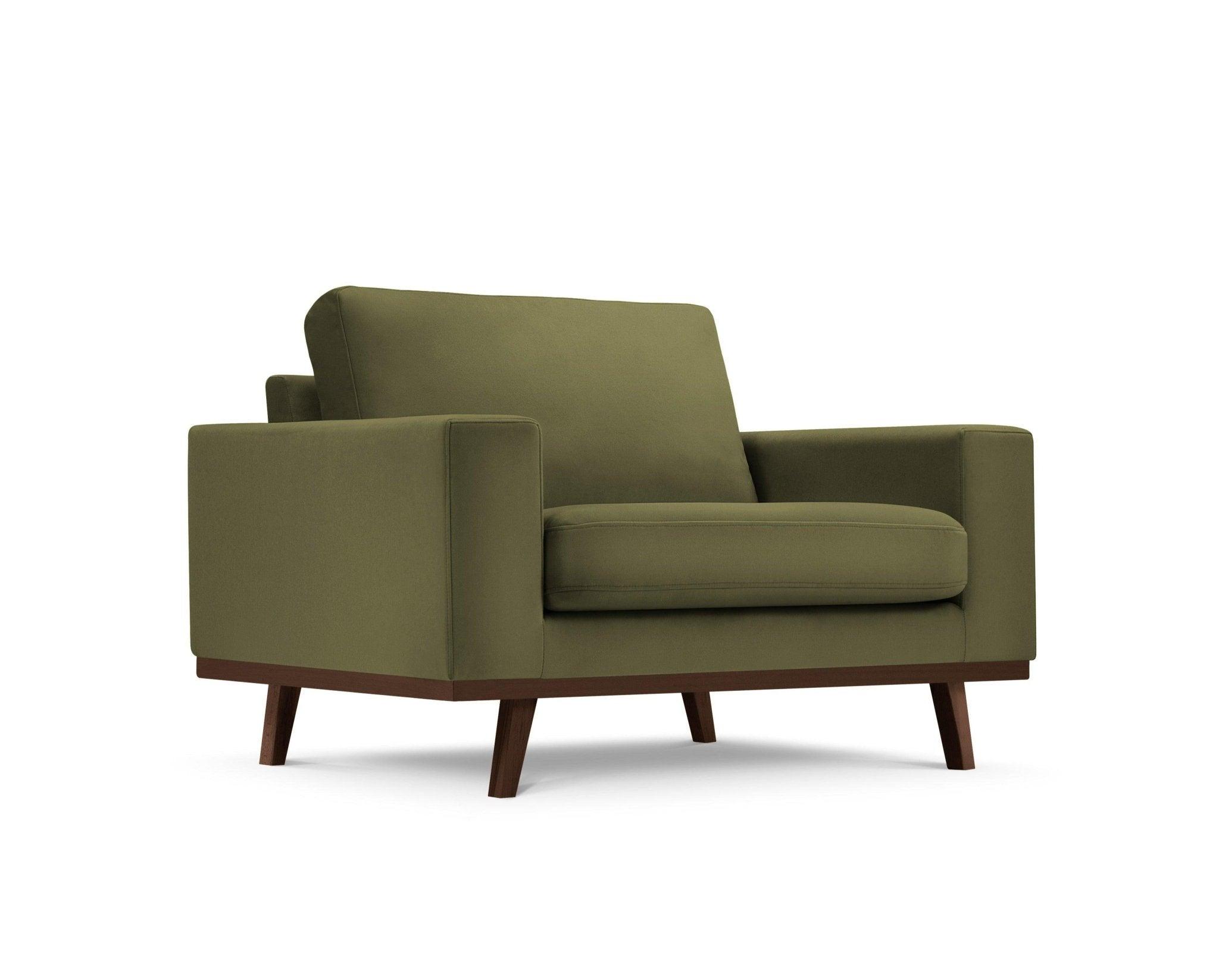 Fotel aksamitny HEBE zielony Mazzini Sofas Eye on Design