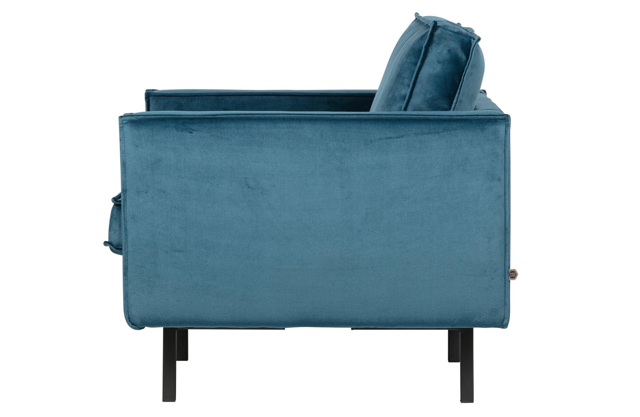 Fotel aksamitny RODEO niebieski Be Pure Eye on Design